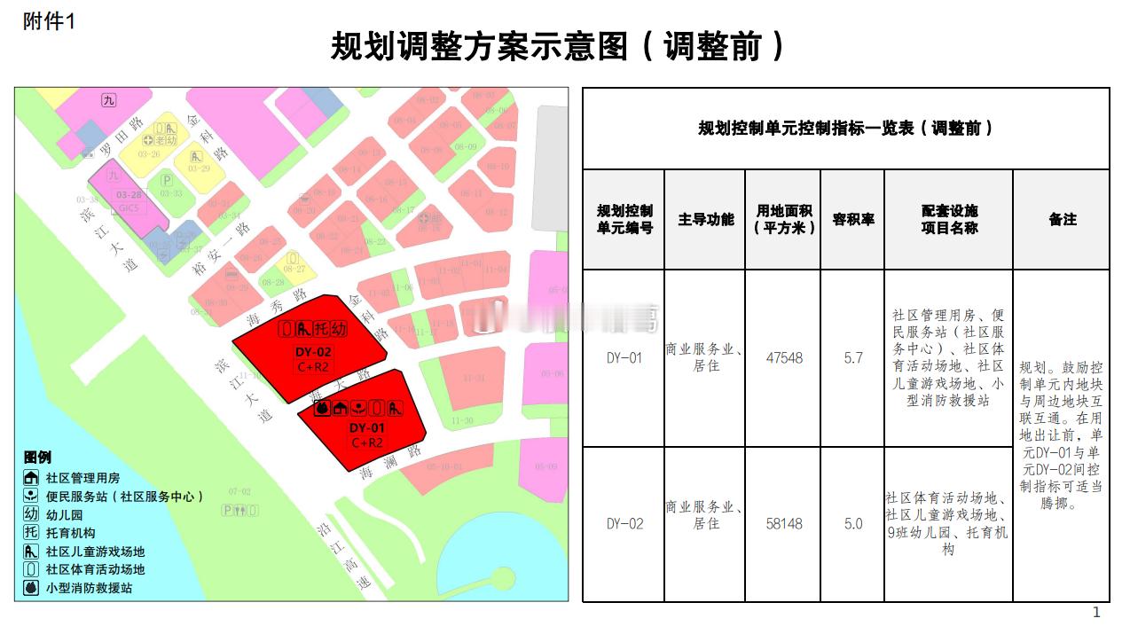 调规后的宝中南街坊地块，住宅占比提高了，容积率也从原来的5.7直接降到3.4，这