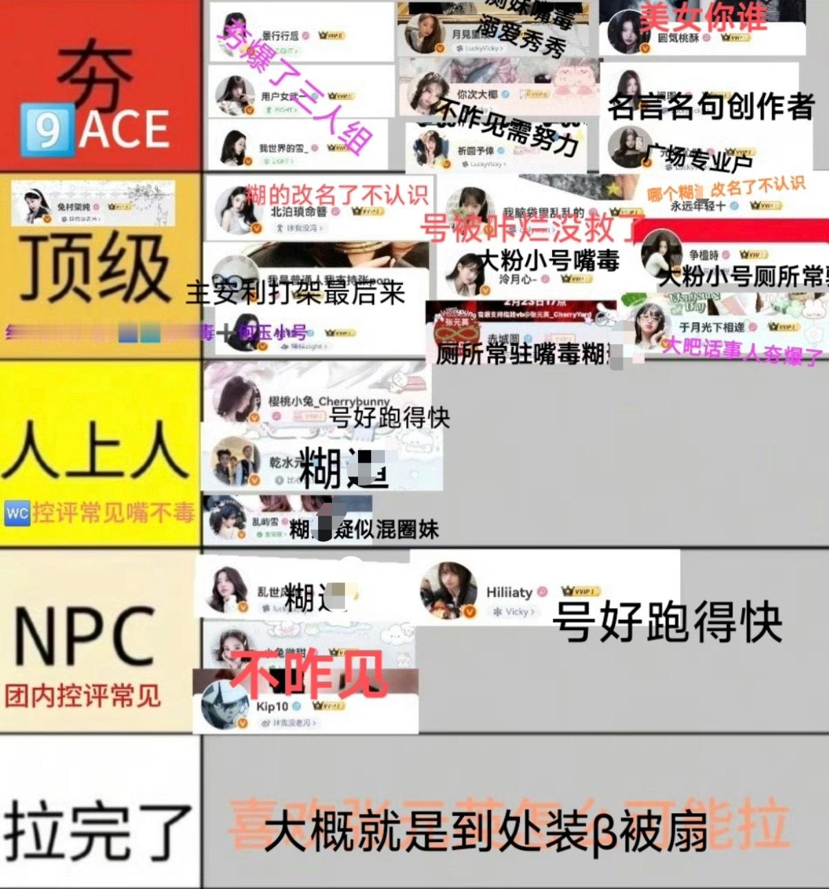 路人视角精准版张元英粉圈排名 