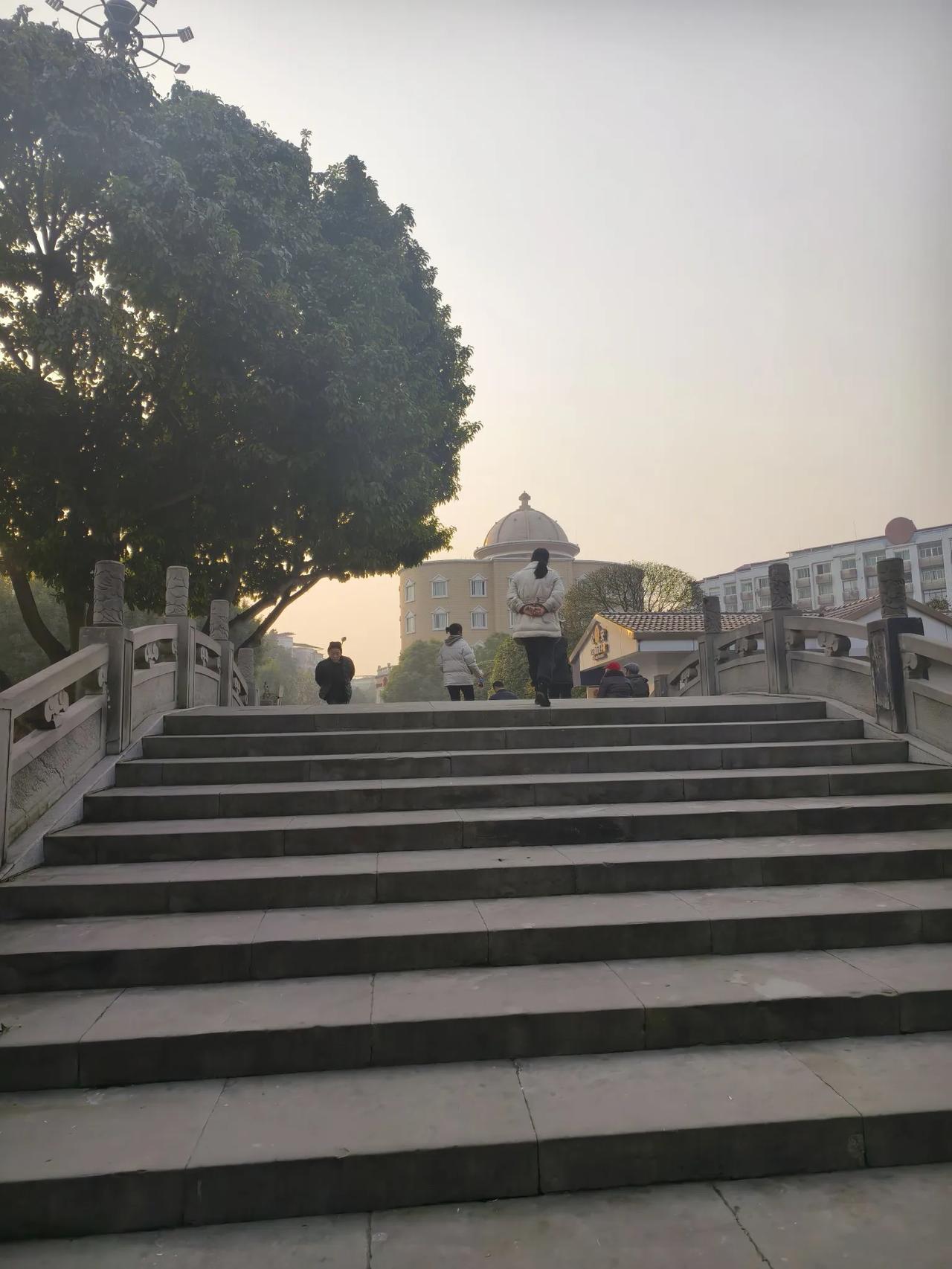 铜梁广场
        ——南木子
铜梁明月大广场，
老人众多晒太阳。
国泰民