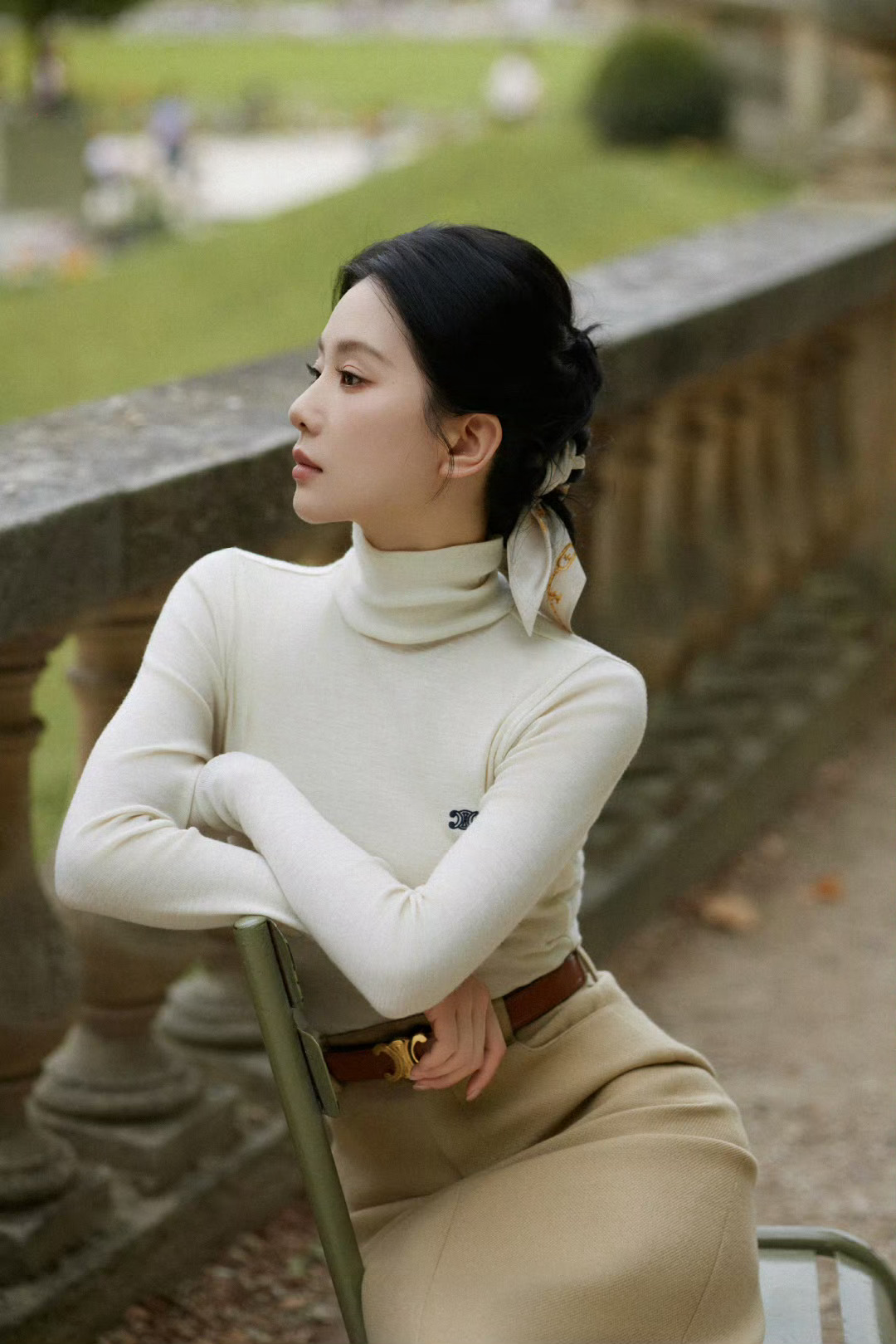刘诗诗 x Celine Spring 2026 Show造型图集公开，高领毛衣