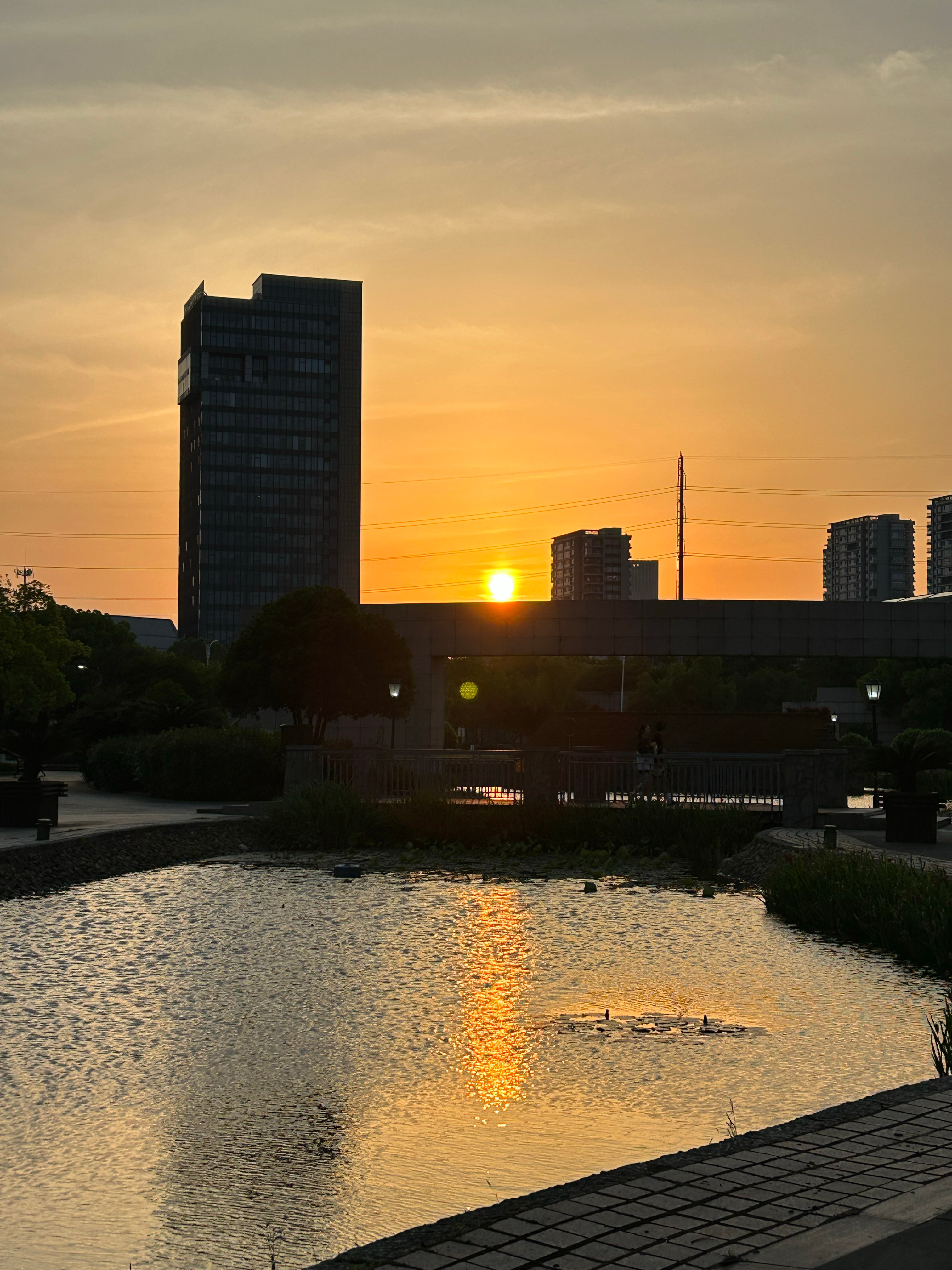 校园日落🌇 