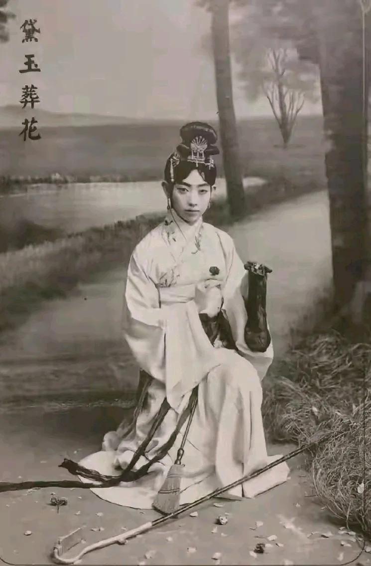 《黛玉葬花》京剧版  梅兰芳主演  1924年

梅兰芳先生饰演的林黛玉素雅清冷