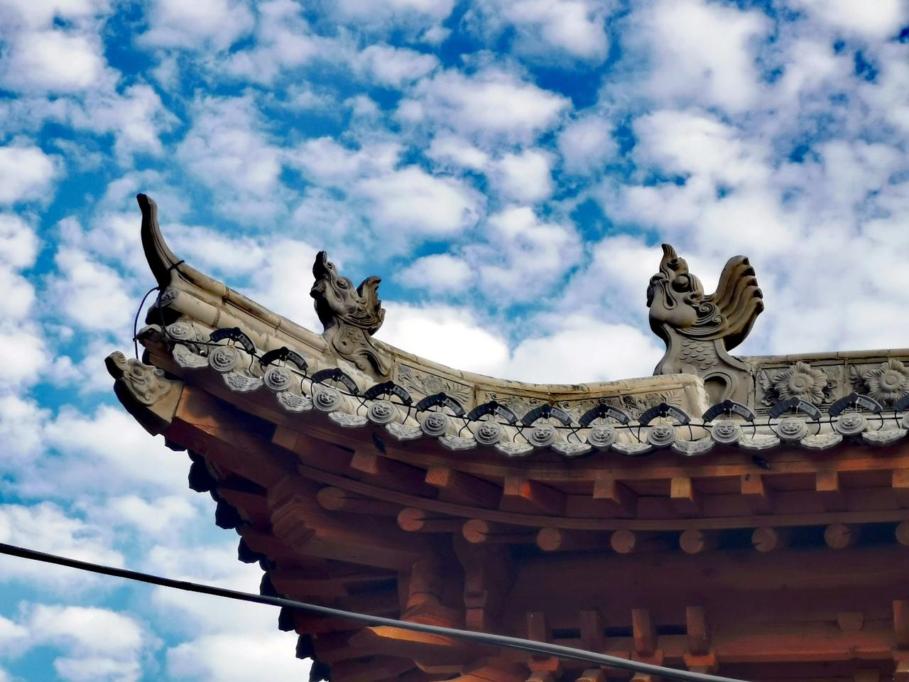 #随手拍一张你所在城市的蓝天#
榆林佳县木头峪古镇
