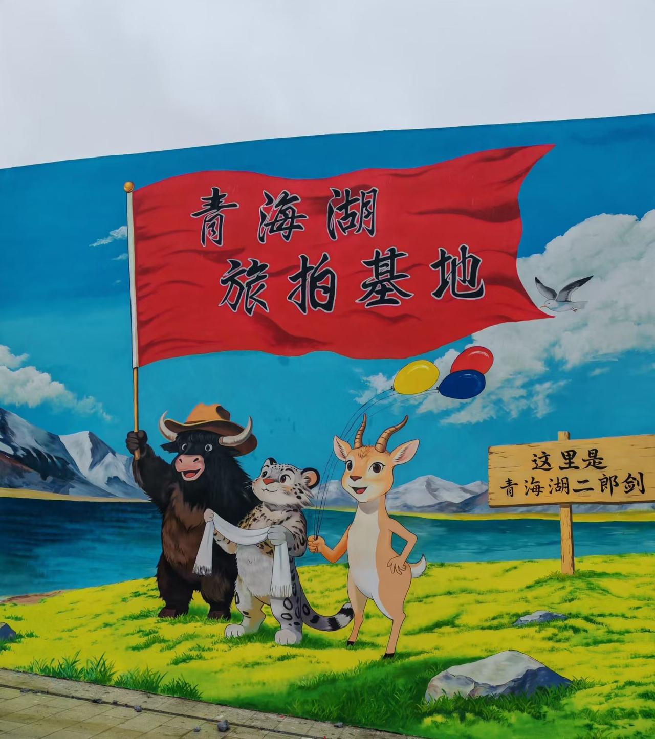 青海湖旅拍基地！
朋友家在青海湖，一直邀请我去青海湖看看，但是我还没有去。
以前