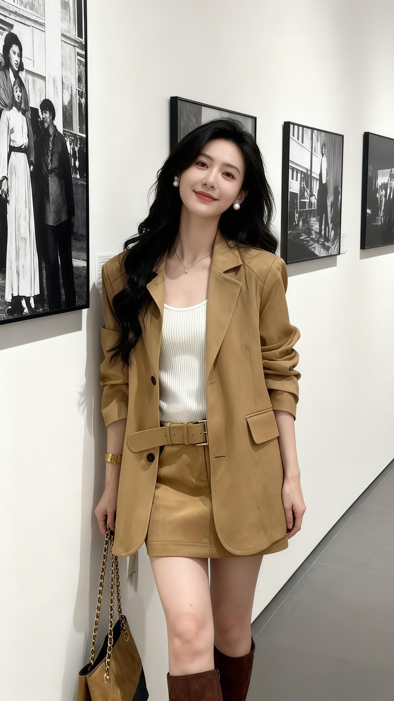 穿搭 今天穿什么 韩系穿搭时尚套装高级感穿搭