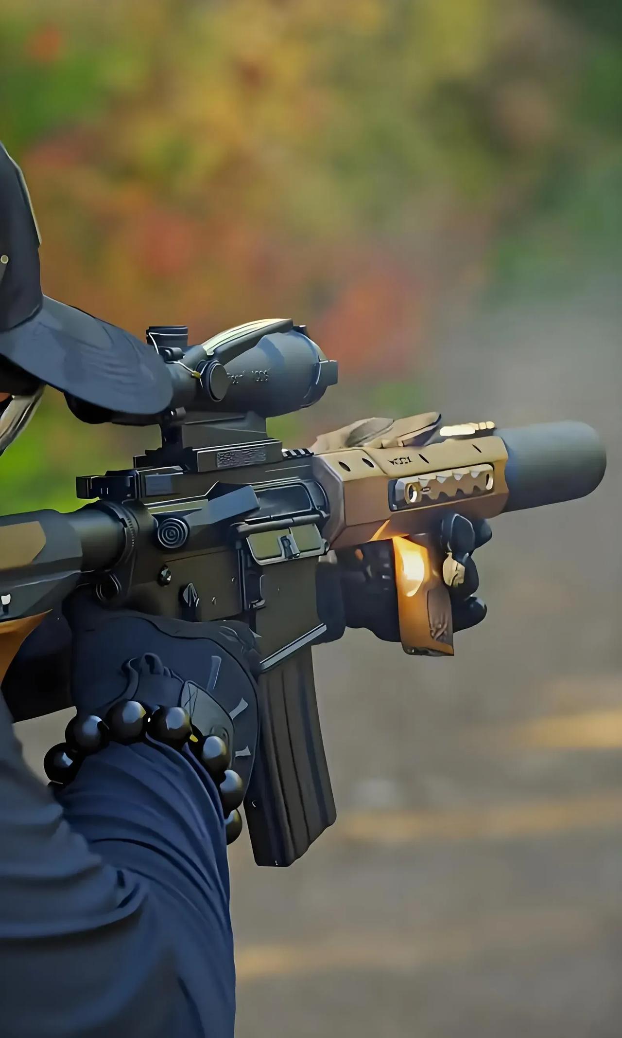 这把枪的握把设计太友好了，手感一定不错吧！有人认识这款枪型吗？