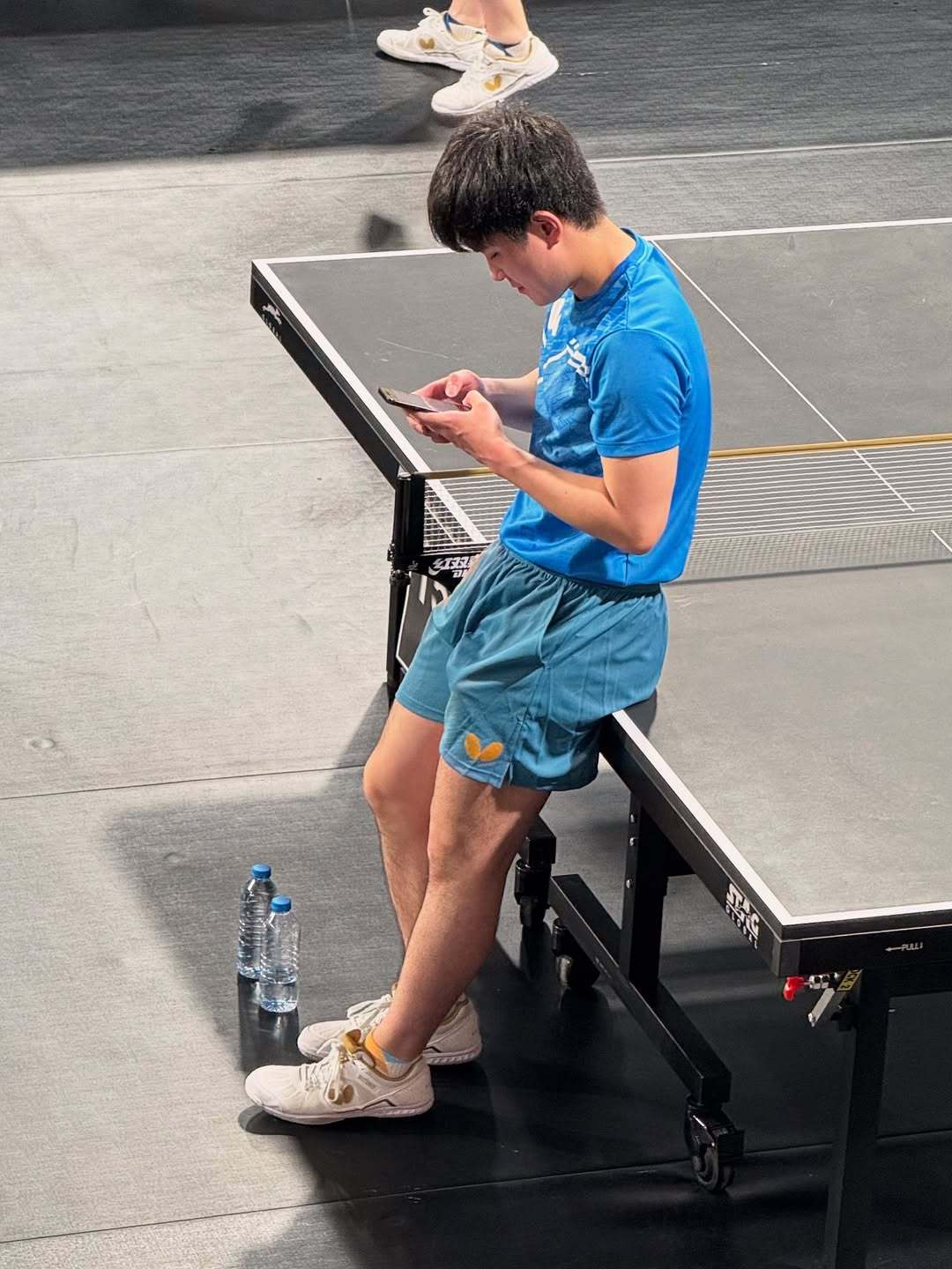 张本智和张本智和wtt多哈冠球星挑战赛2026 训练场照片🏓📷cr. tte