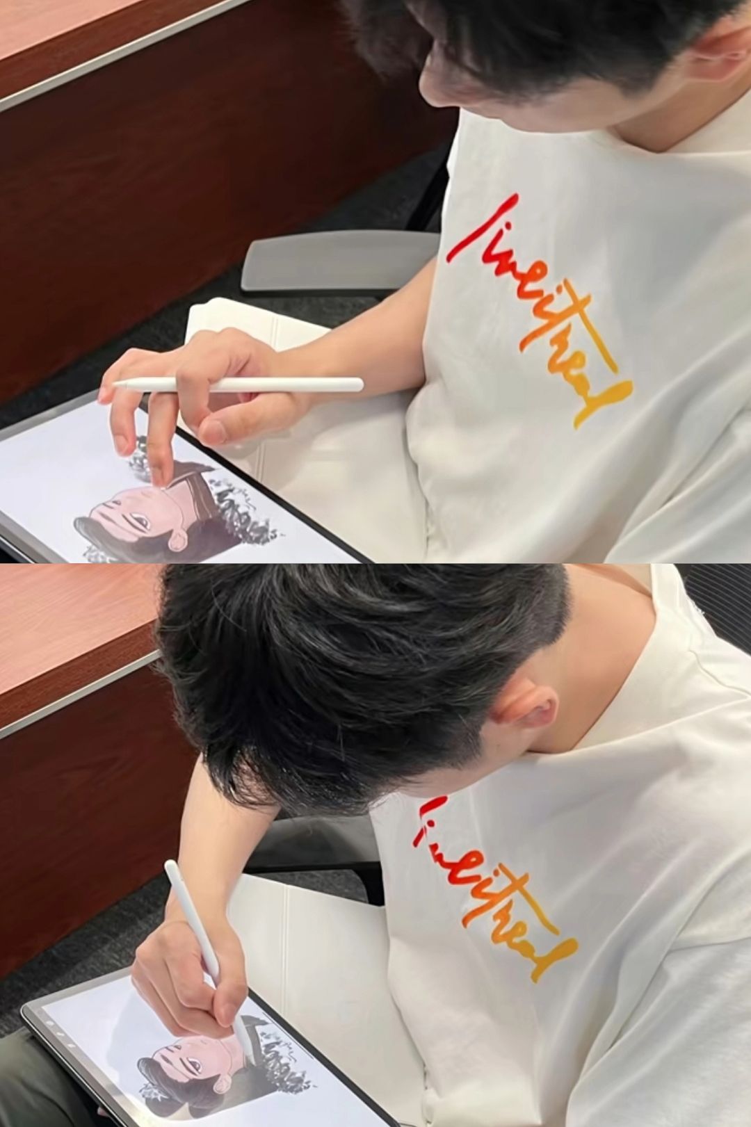 头像原来是叔自己画的！