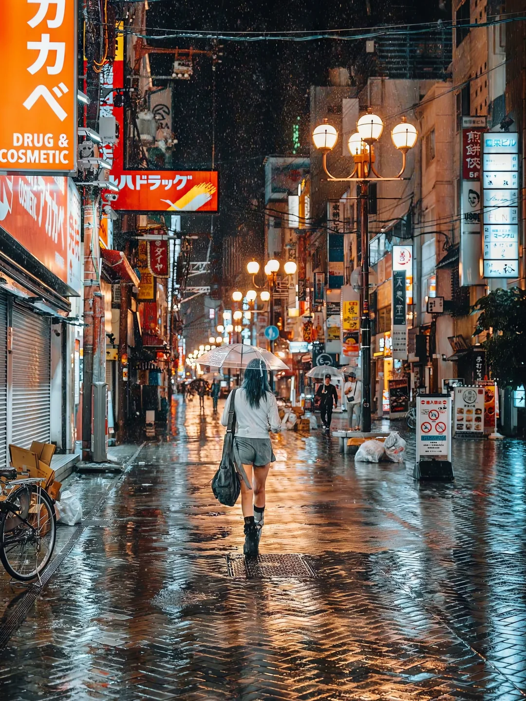大阪雨夜漫步心斋桥，感受别样浪漫