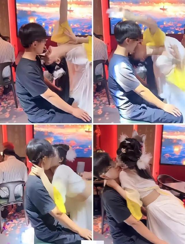 太龌龊了！杭州一酒馆的“棒棒糖投喂”视频火了，视频里，女舞者穿着粉裙子，主动把棒