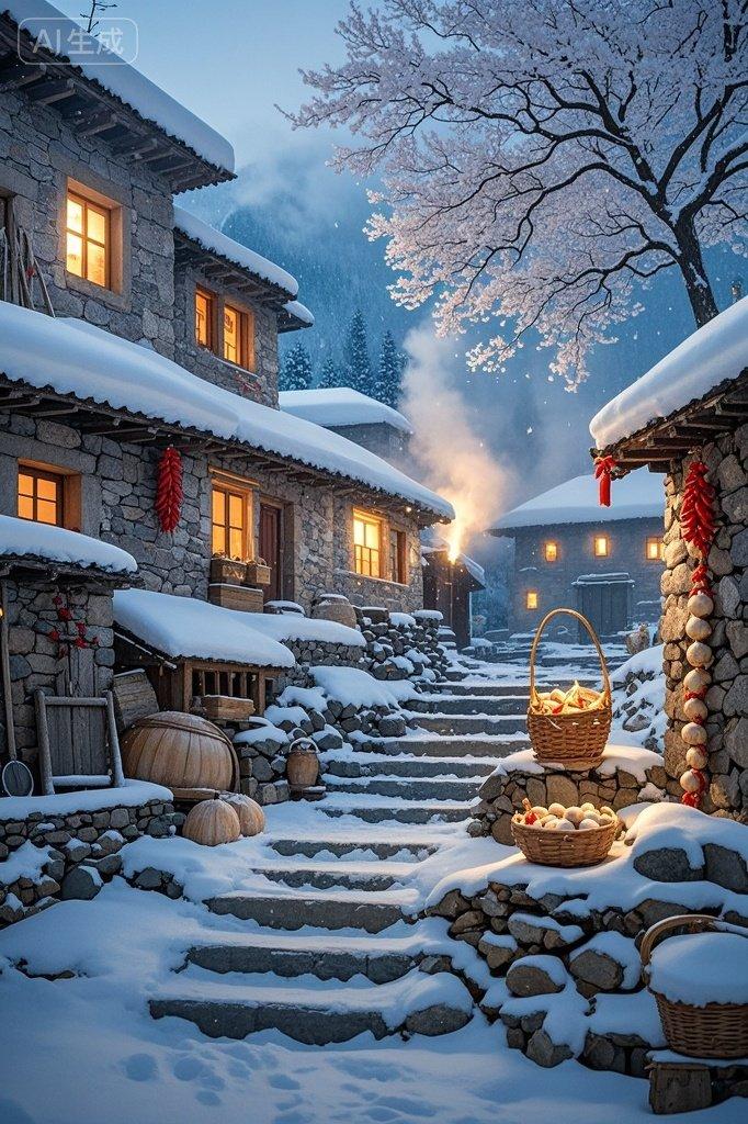 雪落时，正适合赶路
 
雪簌簌落在肩头，像温柔的提醒：别急，慢慢来。
 
我们总