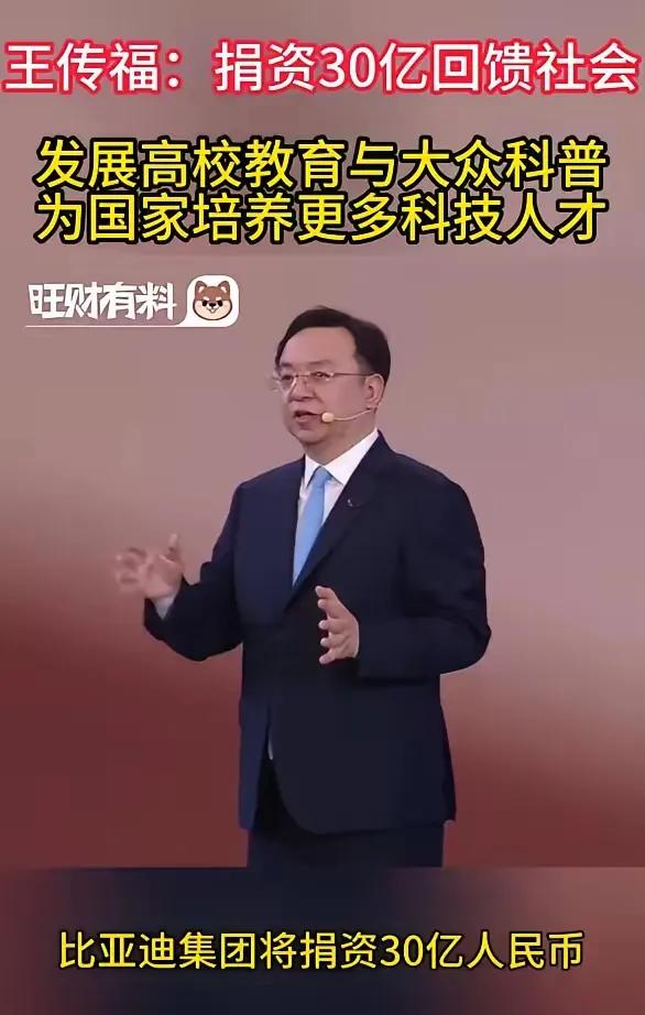 王传福的一席话，犹如当头棒喝，唤醒了无数沉睡的心灵！

在比亚迪辉煌30周年之际