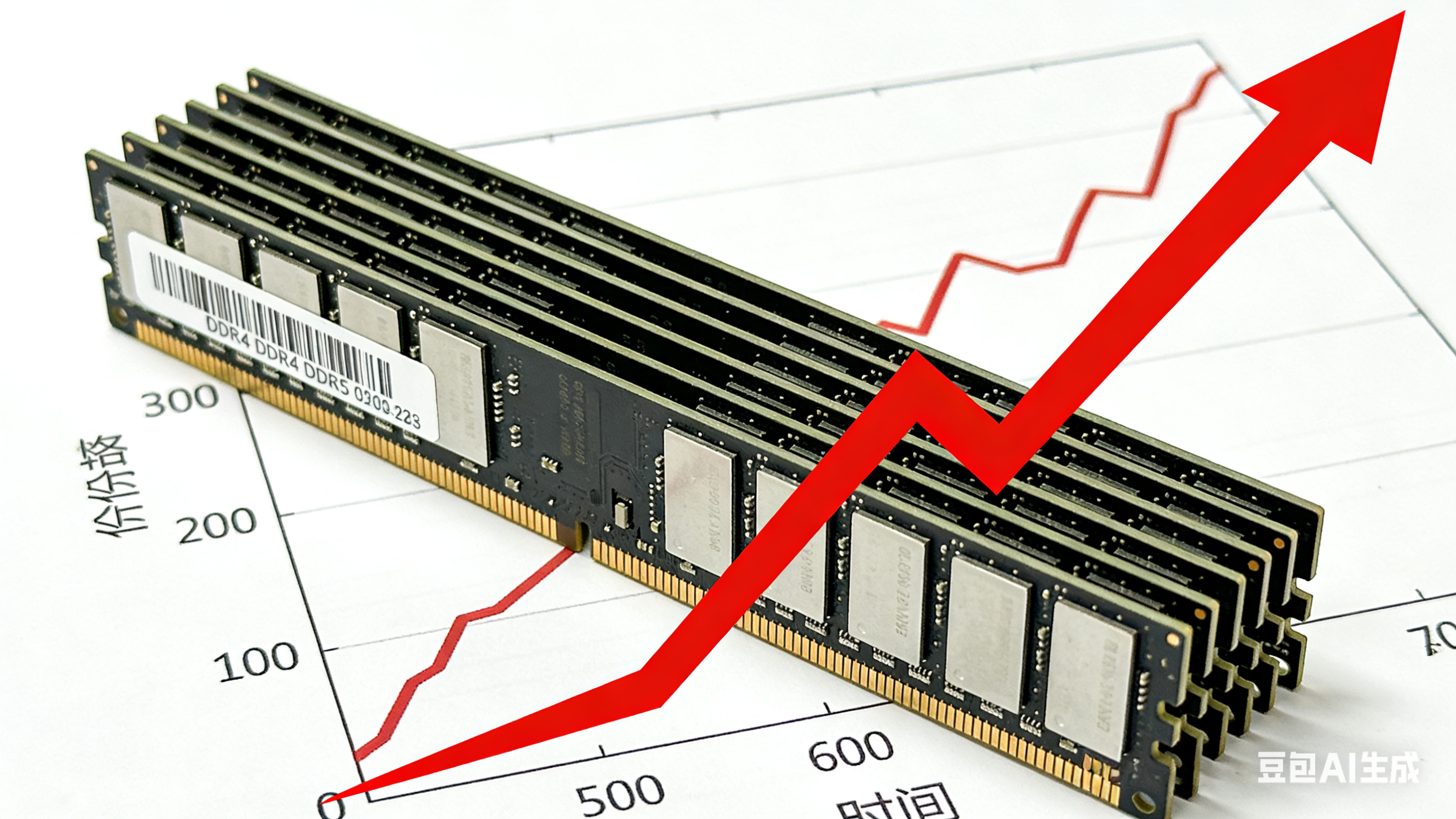 没想到内存条能涨得这么离谱，部分型号半年涨幅都超270%了。不是产能跟不上，是原