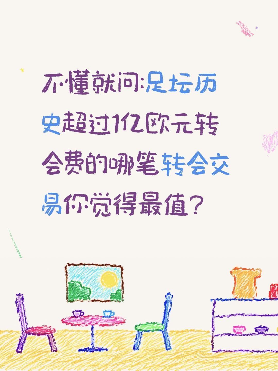 不懂就问:足坛历史超过1亿欧元转会费的哪笔转会交易你觉得最值?转会 足球 体育 