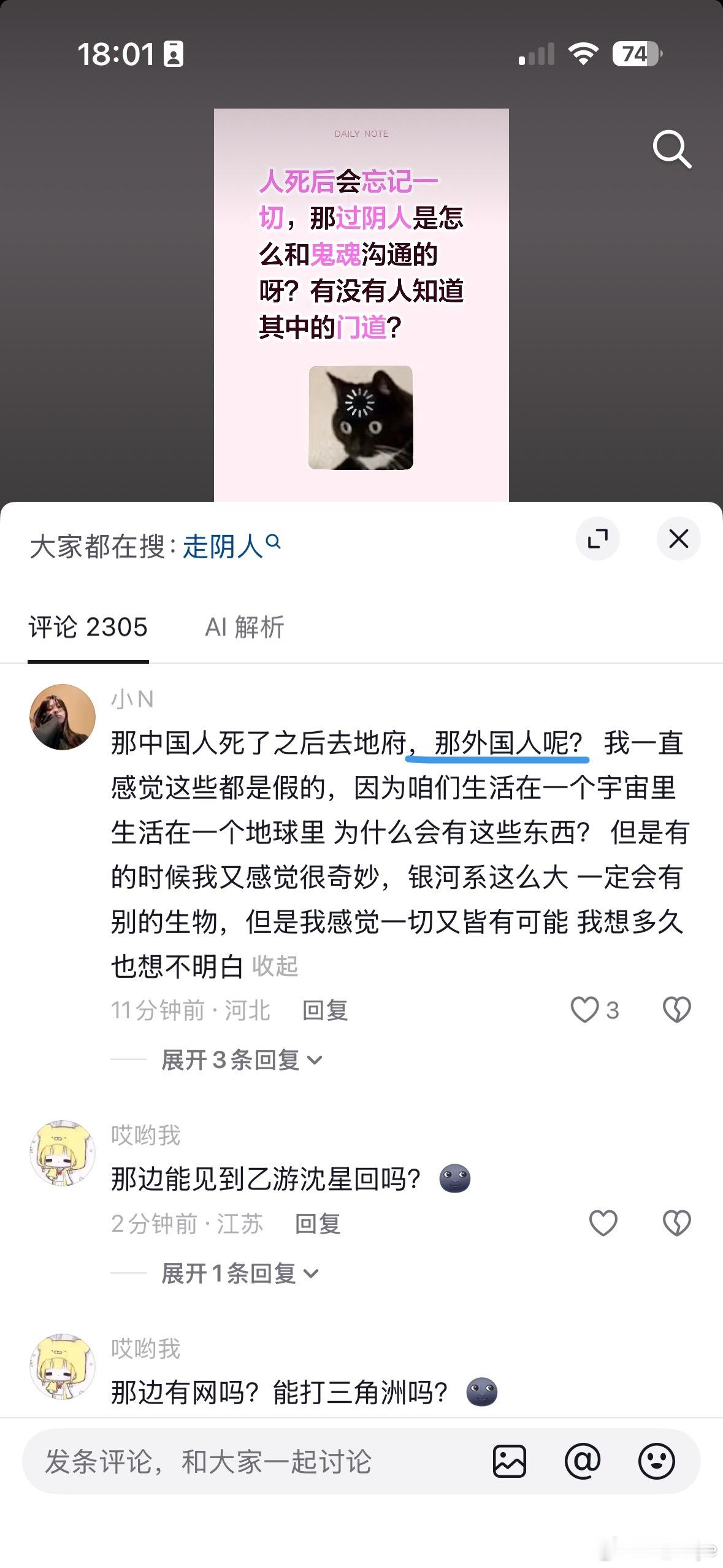 外国人有外国人的审判体系，我感觉哈，但不一定对，因为我所有的感知皆源于梦。我们每