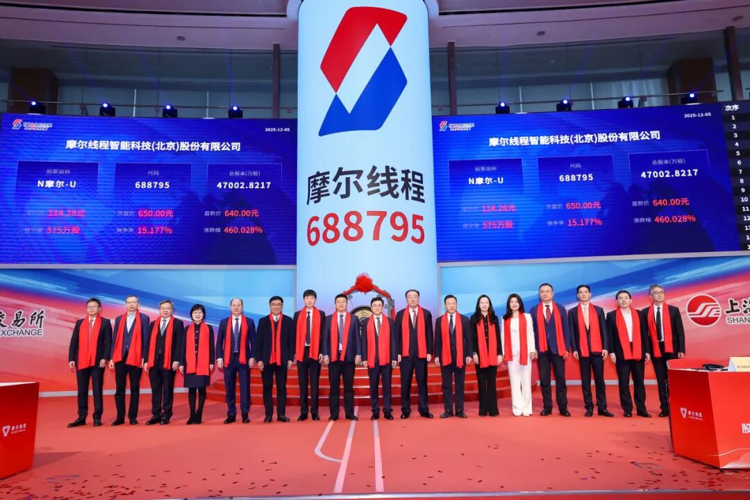 科创板迎来国产全功能GPU龙头，摩尔线程成功上市