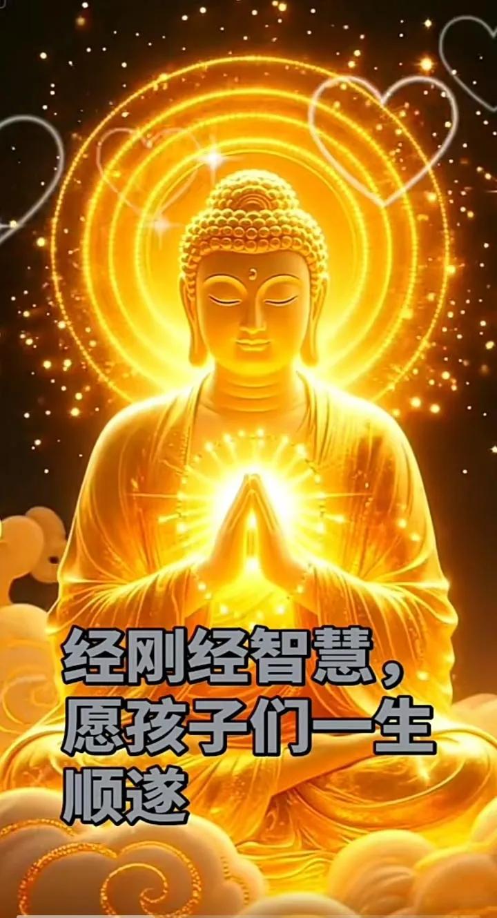 佛光沐孩童
金刚经智慧护佑
愿孩子一生顺遂无虞
前路皆坦途
喜乐常相伴