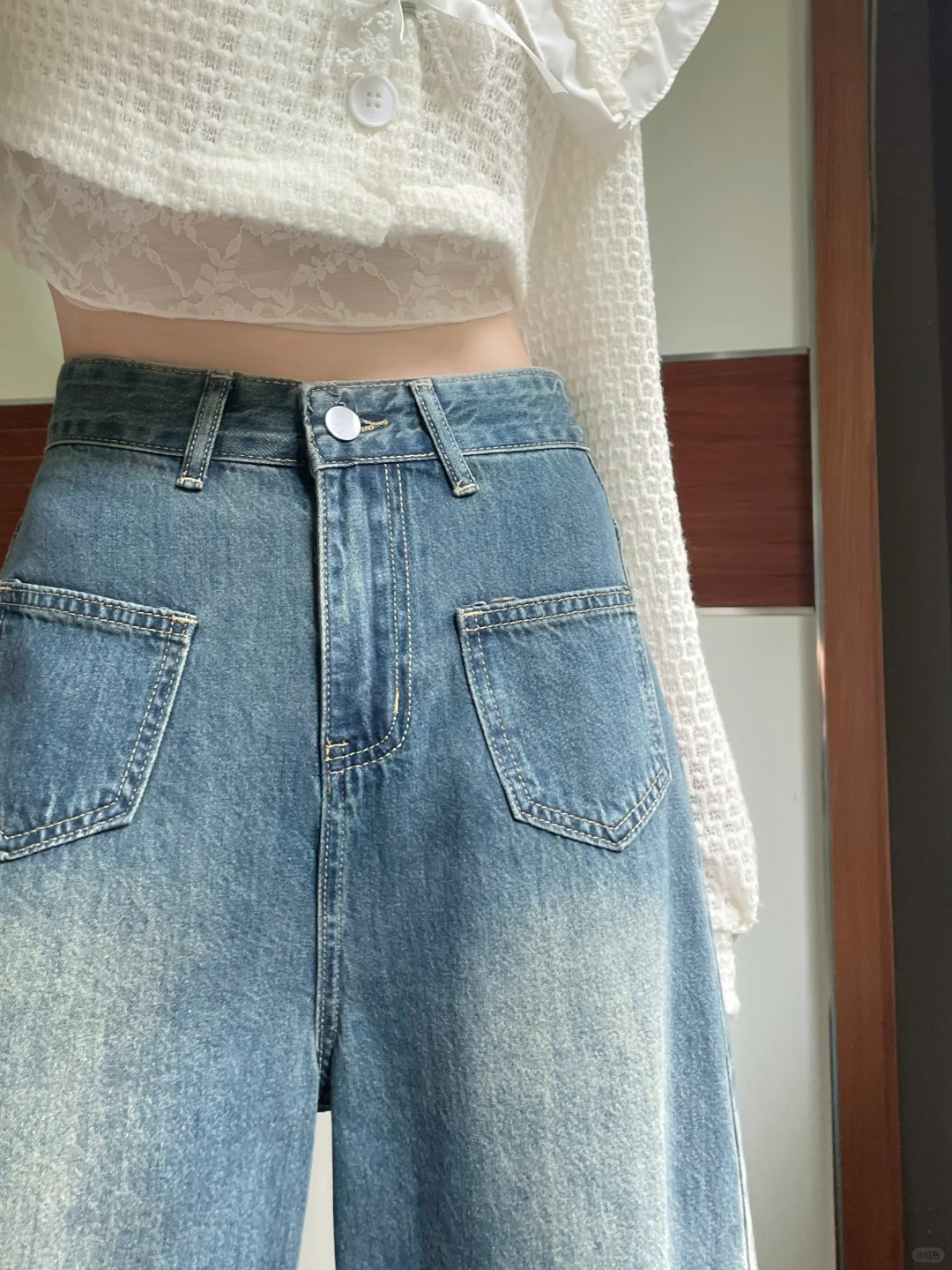 找着一条版型炒鸡正的直筒！！不显胯！！！