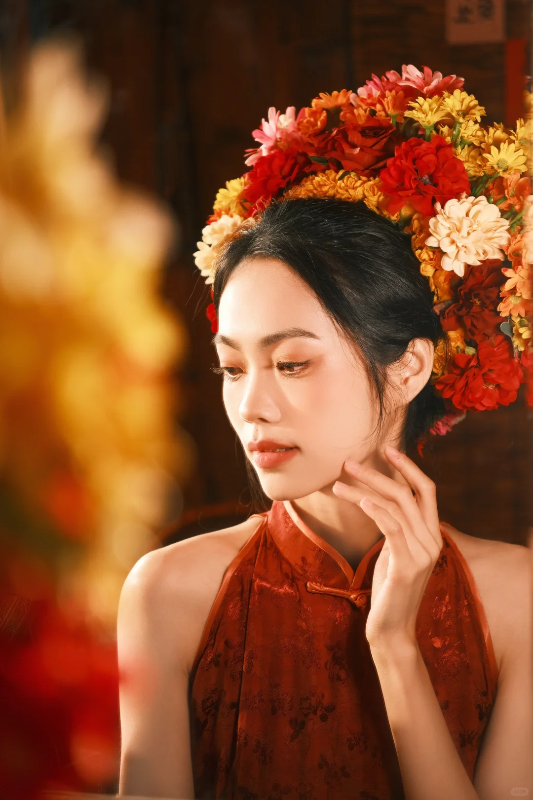 繁花似锦—簪花妆造
