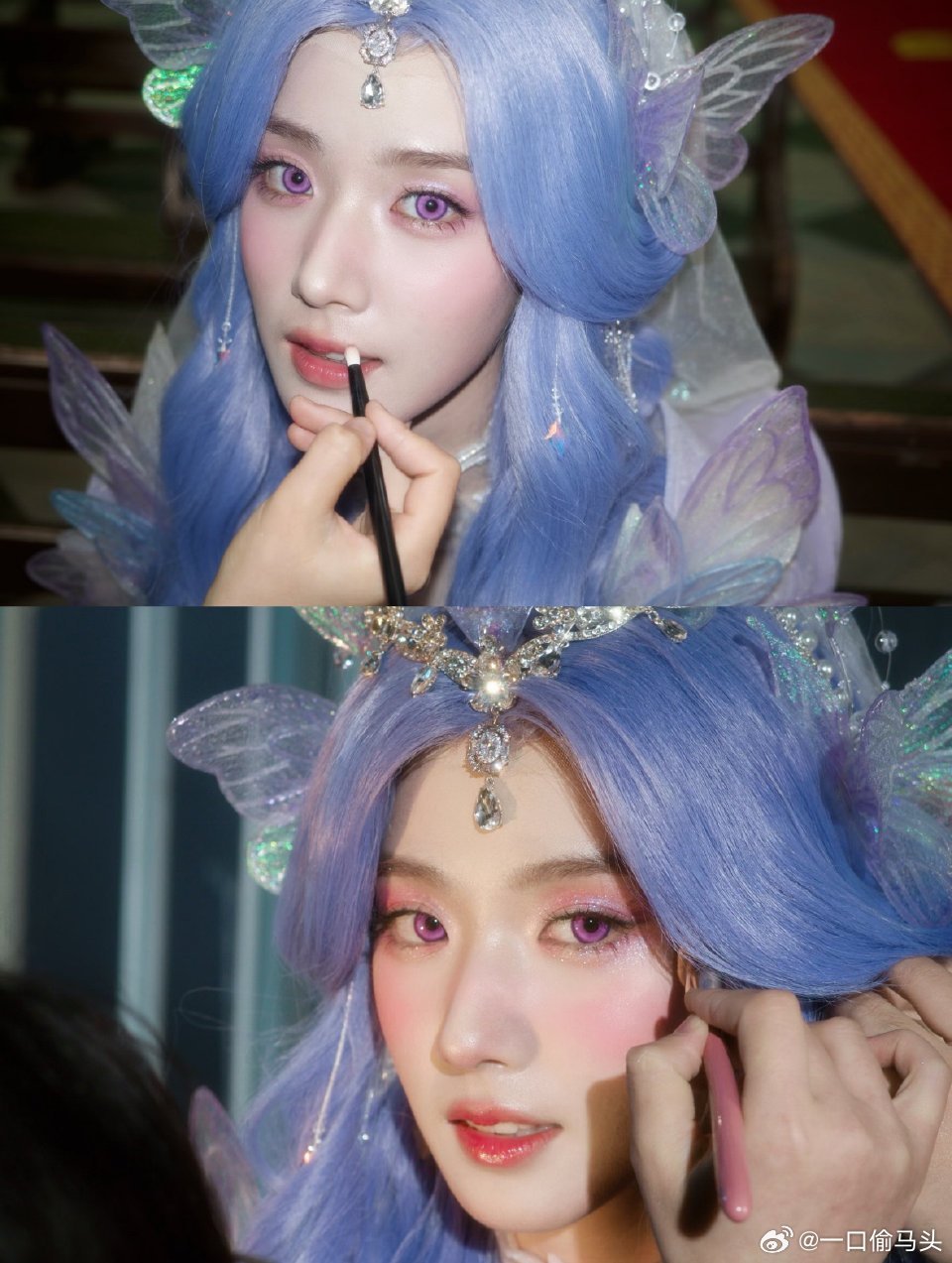 我拍的卢昱晓还原度直接拉满。甜妹外表藏着腹黑气场，眼神一换氛围感瞬间到位，白切黑