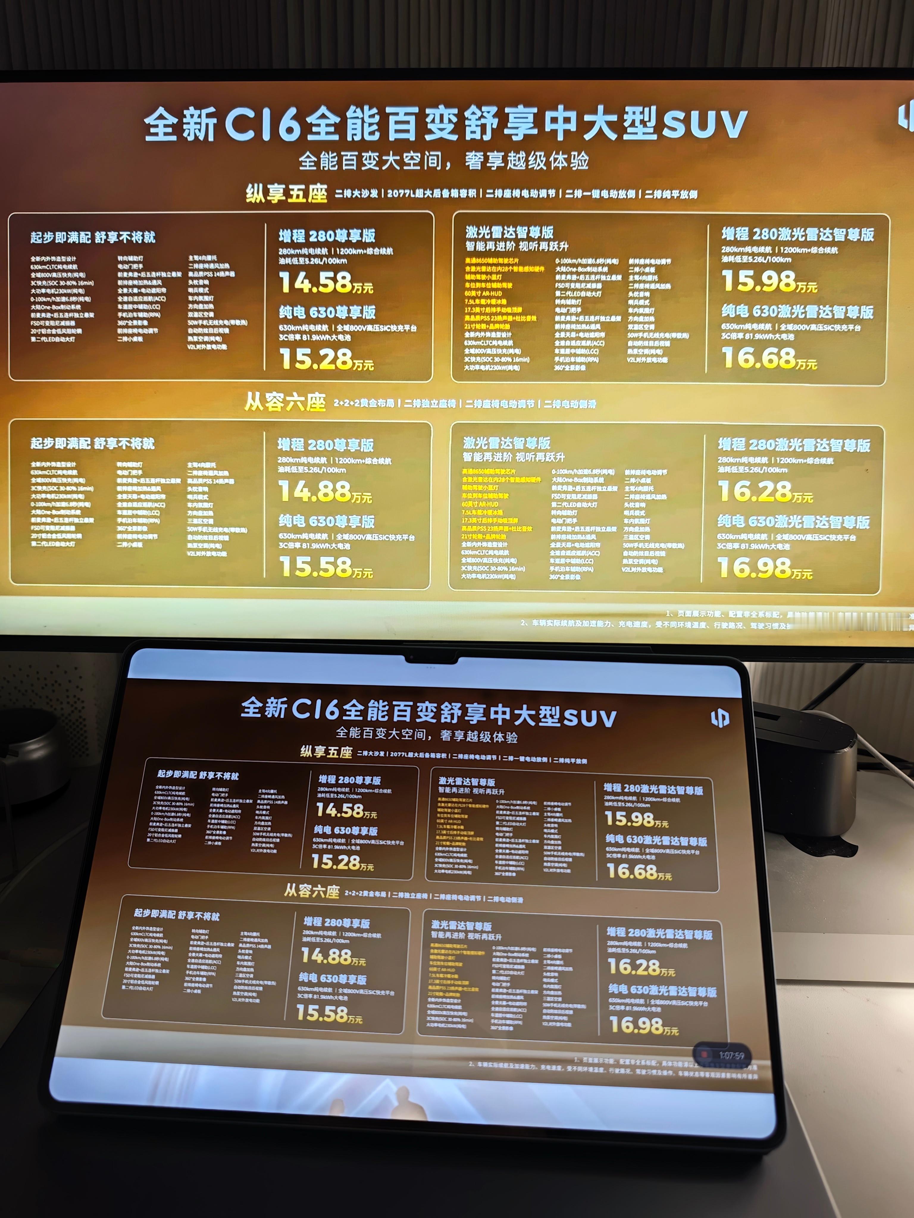 零跑全新C系列价格出来了！C10：12.58-14.28万C11：14.38-1