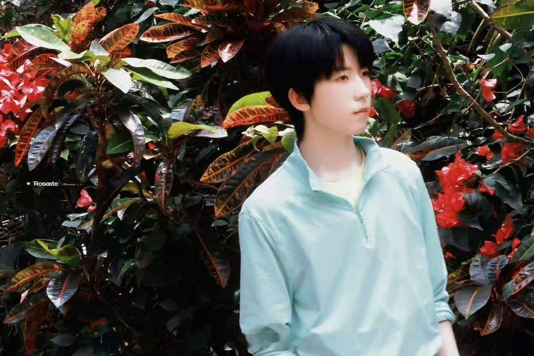 杨博文杀青捧花照杨博文周扬杀青特辑 杨博文杀青捧花照太好看了，静谧温柔又带着点不