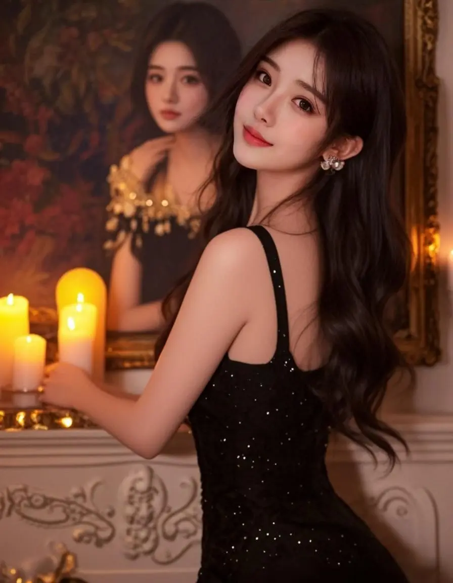 烛影佳人 原来ai写真可以这么美 人生总得有一套ai写真吧 谁拍谁好看...