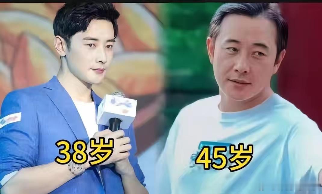 罗晋45岁，满头白发，眼里没光了 