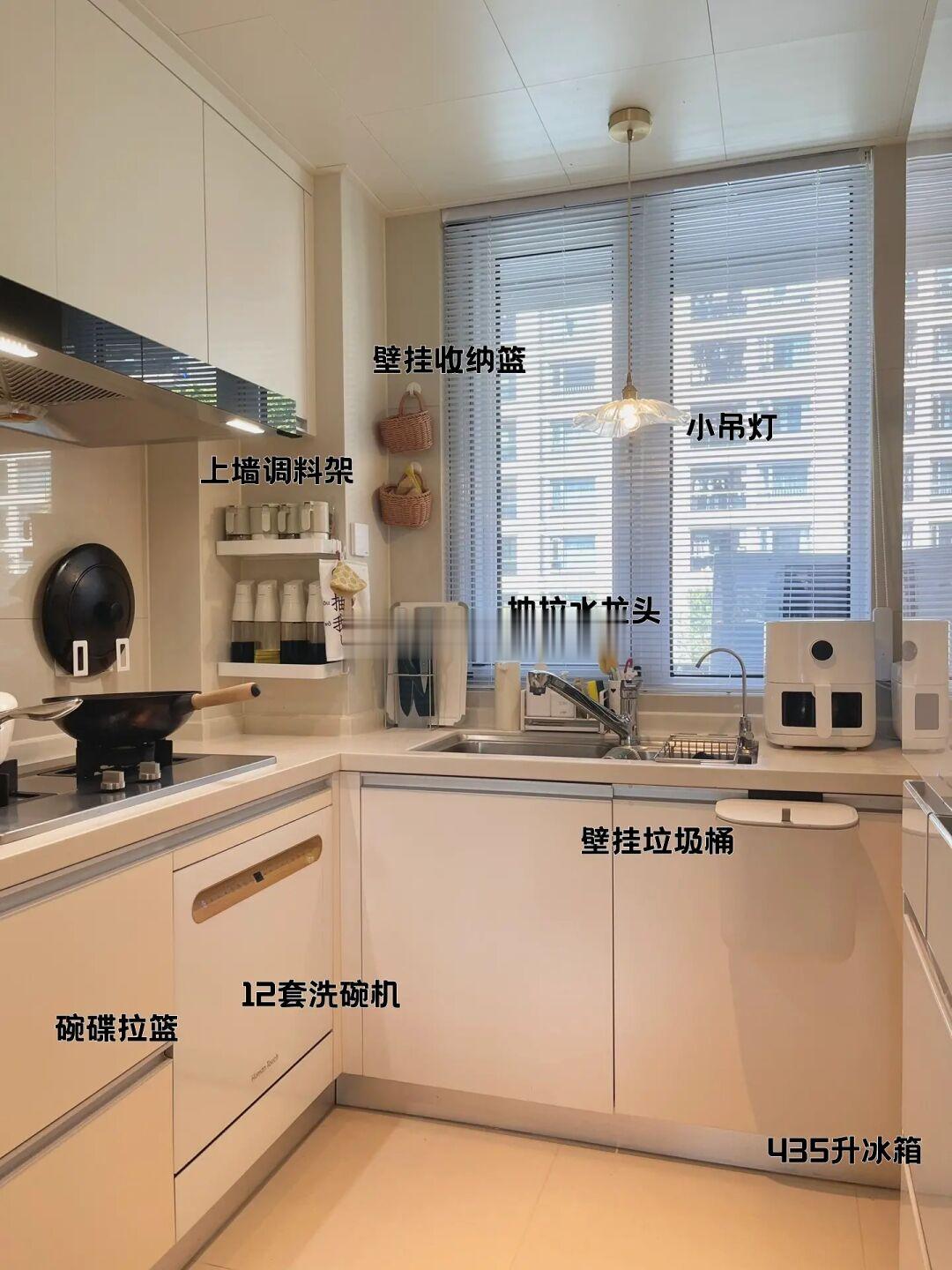 4㎡精装厨房改造 |收纳整齐真的超有成就感啊