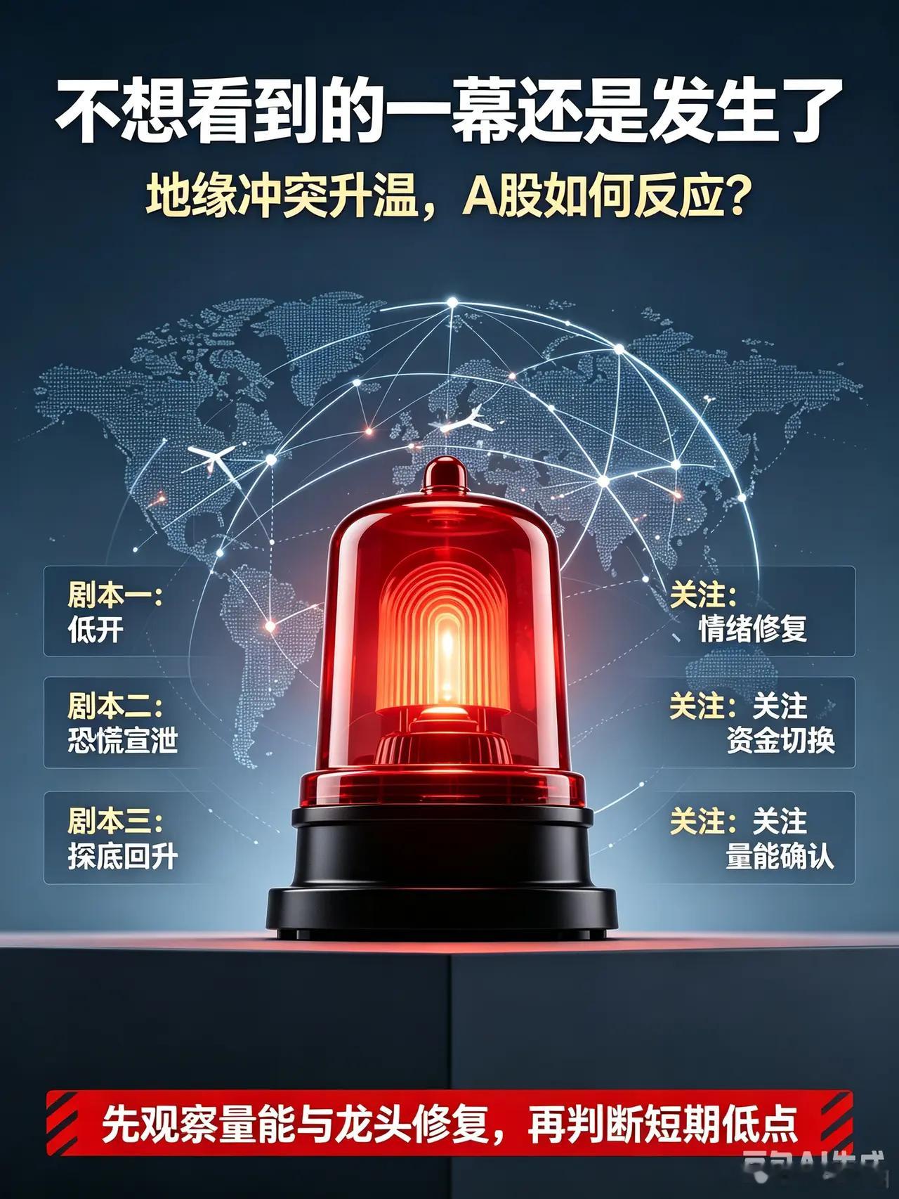 周一A股开盘前,美伊局势突然升级,不想看到的一幕还是发生了！一、热点解读周五的时