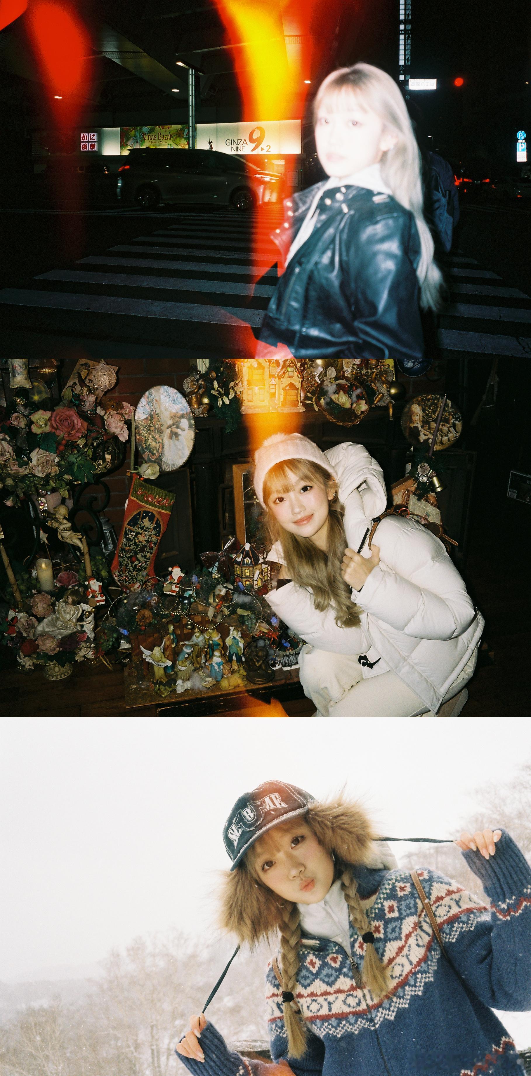 凉丝丝、亮晶晶、闪着幸福光晕的十二月，在乐园里、雪地上、街道的冷空气里看见你我。