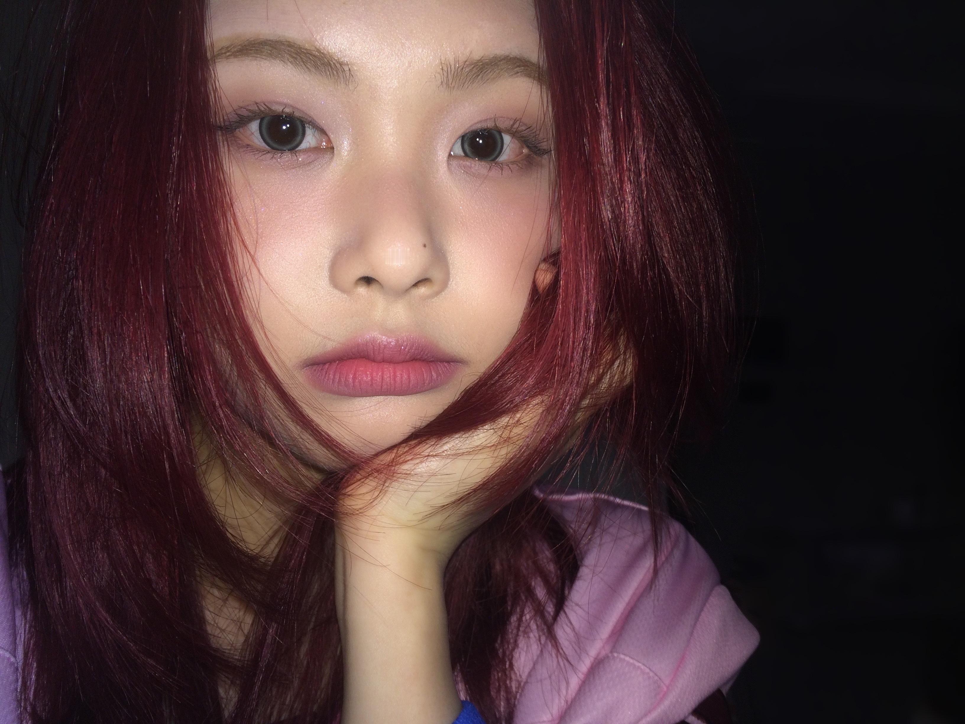 [ 수안]🥀New Red Hair🥀 퍼플키스  PURPLE_KISS 