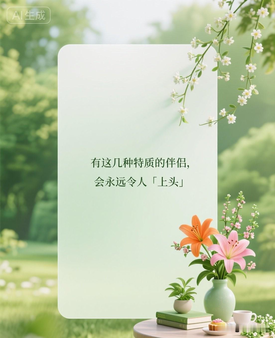 有这几种特质的伴侣，会永远令人上头

你有没有发现，有些情侣在一起越久越腻，而有