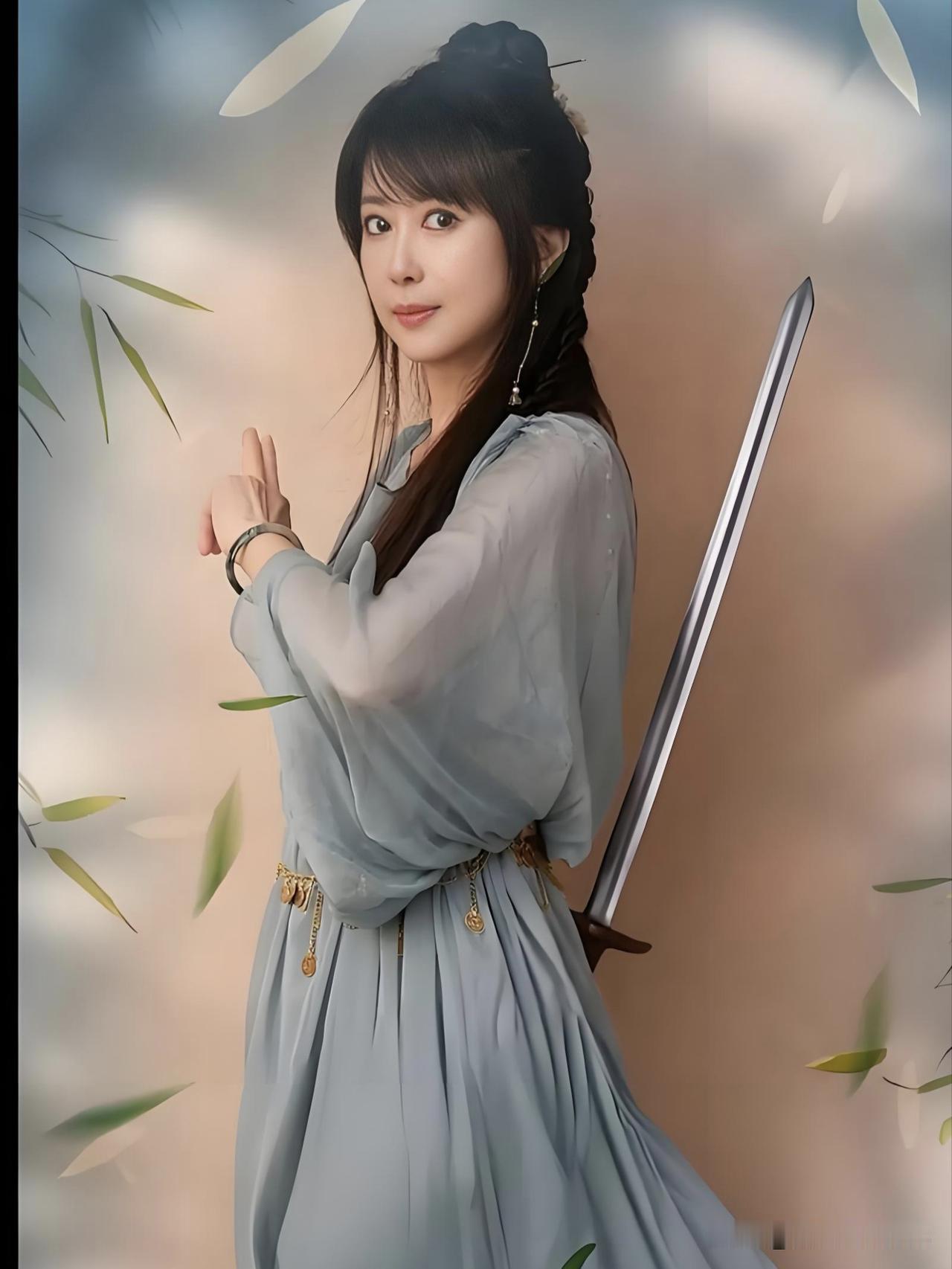 月光织梦，庭前花开——她是时光里最温柔的一抹蓝，梦庭苇。月下云影动霜华 庭前花影