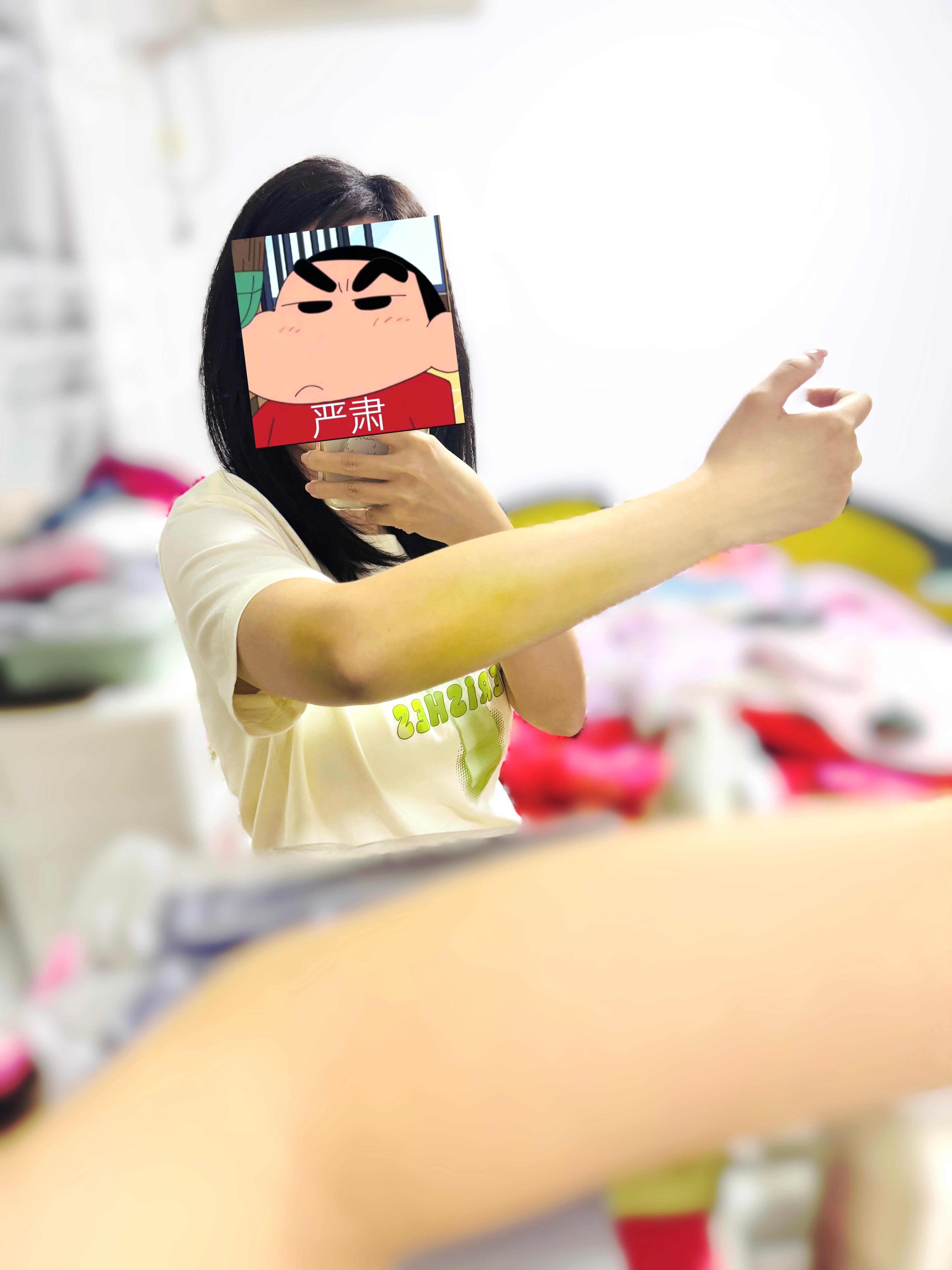 之前怕痛，好久没活动已经没办法完全伸直和弯曲了忍痛复健中