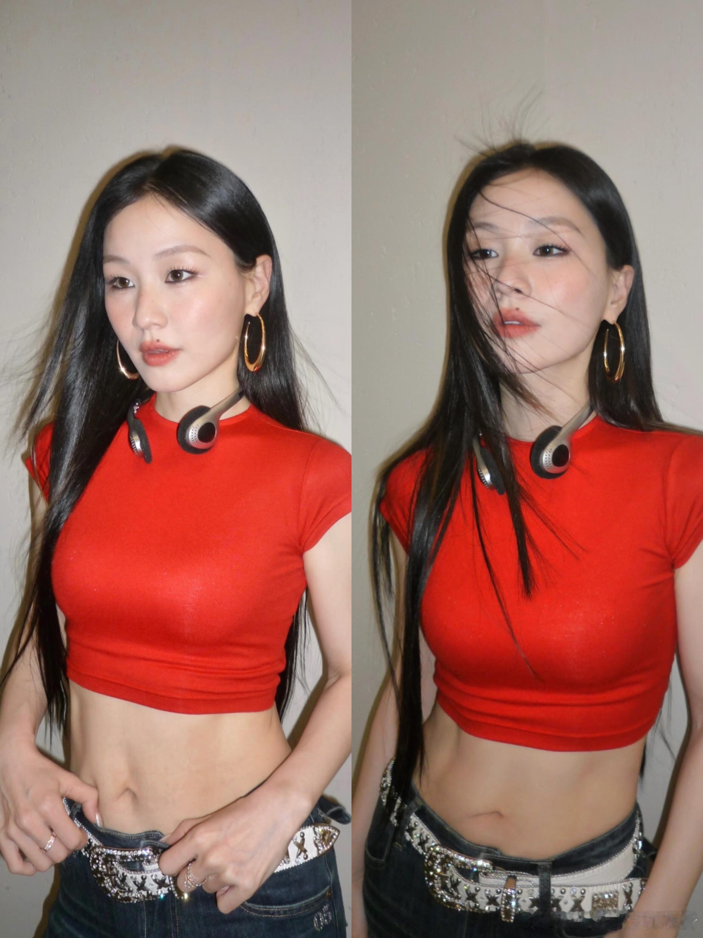 谁懂！！对金靖的身材产生了强大的占有欲！！！！ ​​​