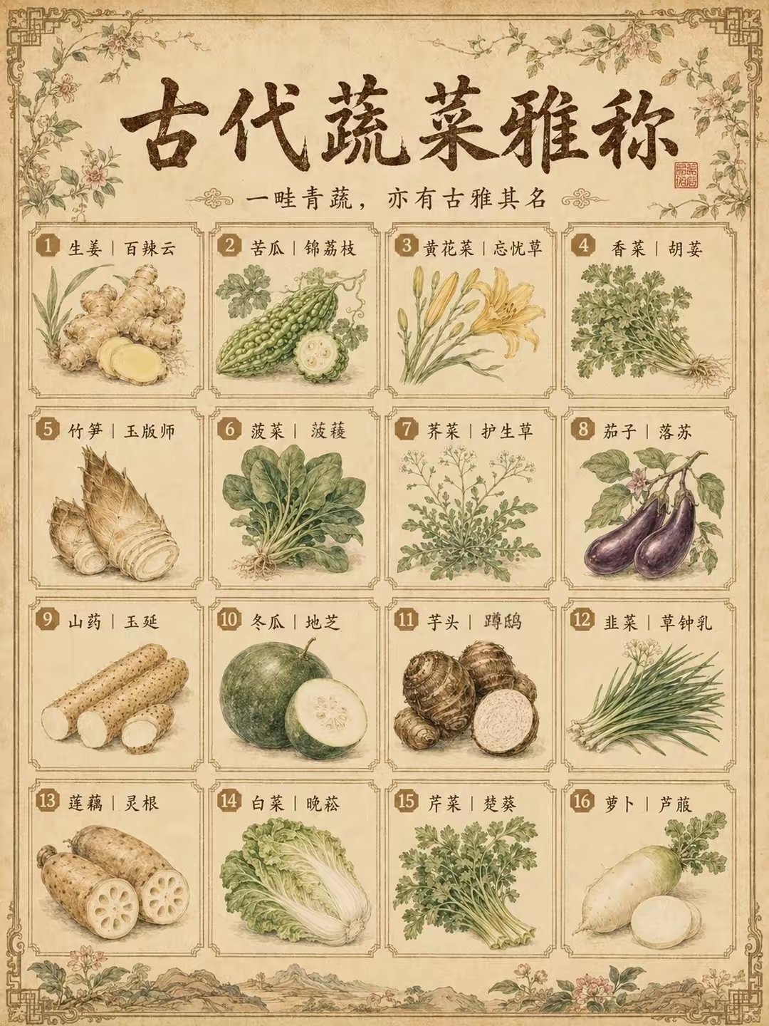 蔬菜 