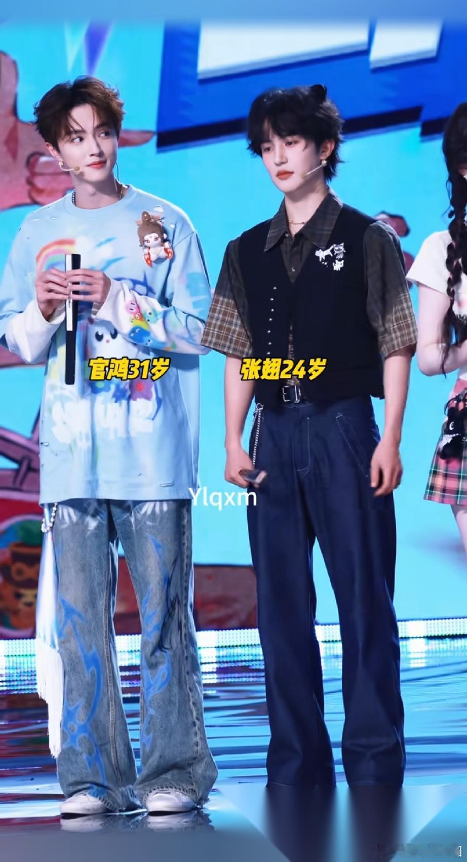 张翅啊张翅， 怪不得你只能演短剧 年龄比不上就算了，就连 身高也差了一截 不得不