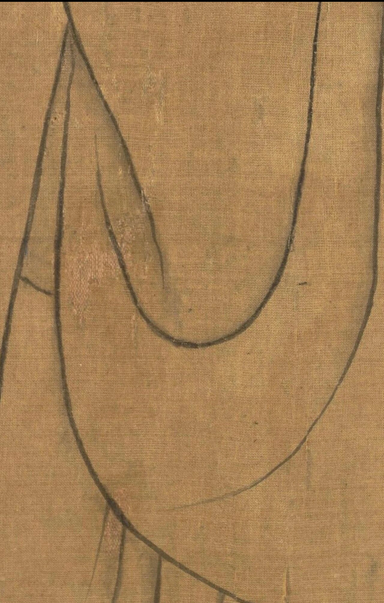 此幅《秦桧像》为故宫博物院藏品，出自宋代《八相图》，据画像前“太师公相画像赞”的