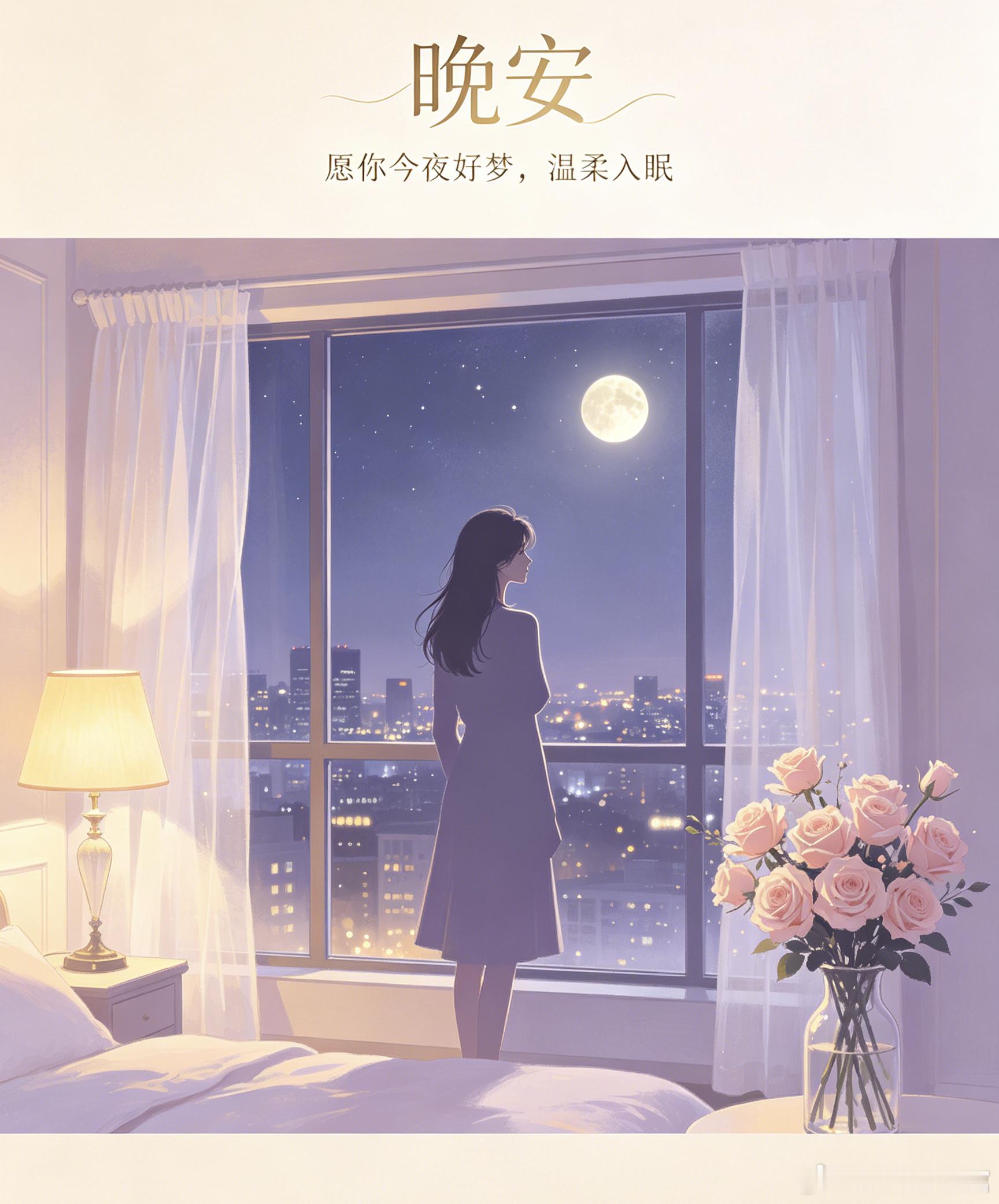 愿今夜好梦，温柔入眠，晚安💤 