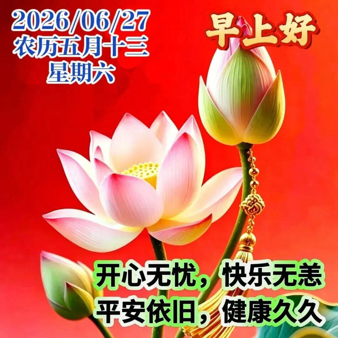 🌷愿往后的每一天，你都活在自己喜欢的模样里。不慌不忙，静心度日，自在安然，在自