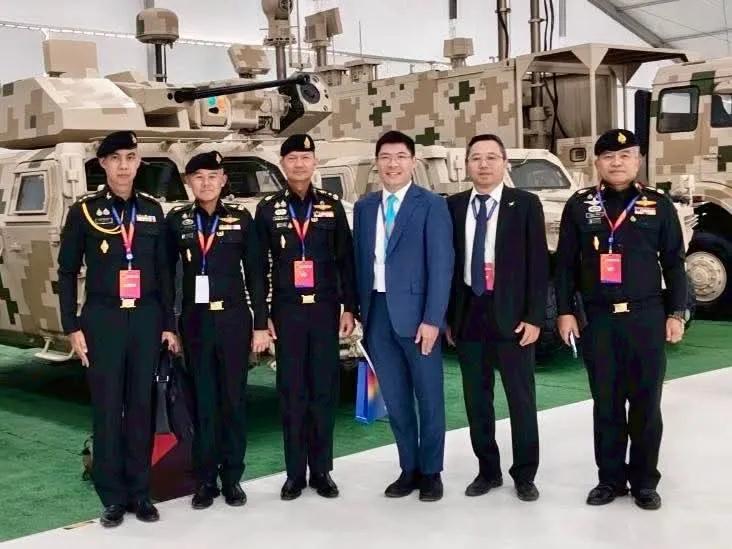 上周一的时候，泰国就派遣了一个陆军代表团来到包头，参加北方工业公司主办的无人机展