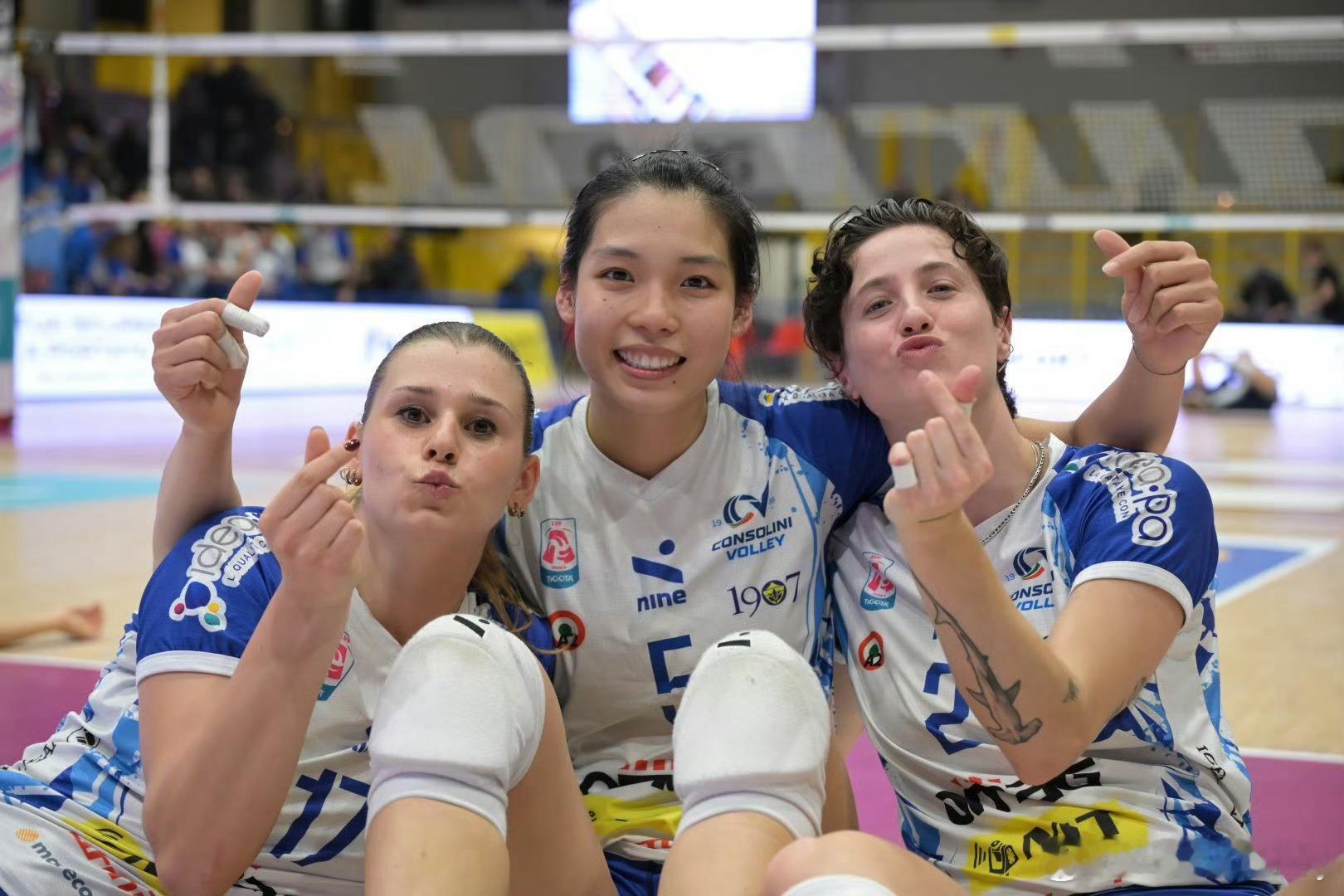 庄宇珊10分（20扣9中2失）助圣乔瓦尼3-0（25-21，25-19，25-1