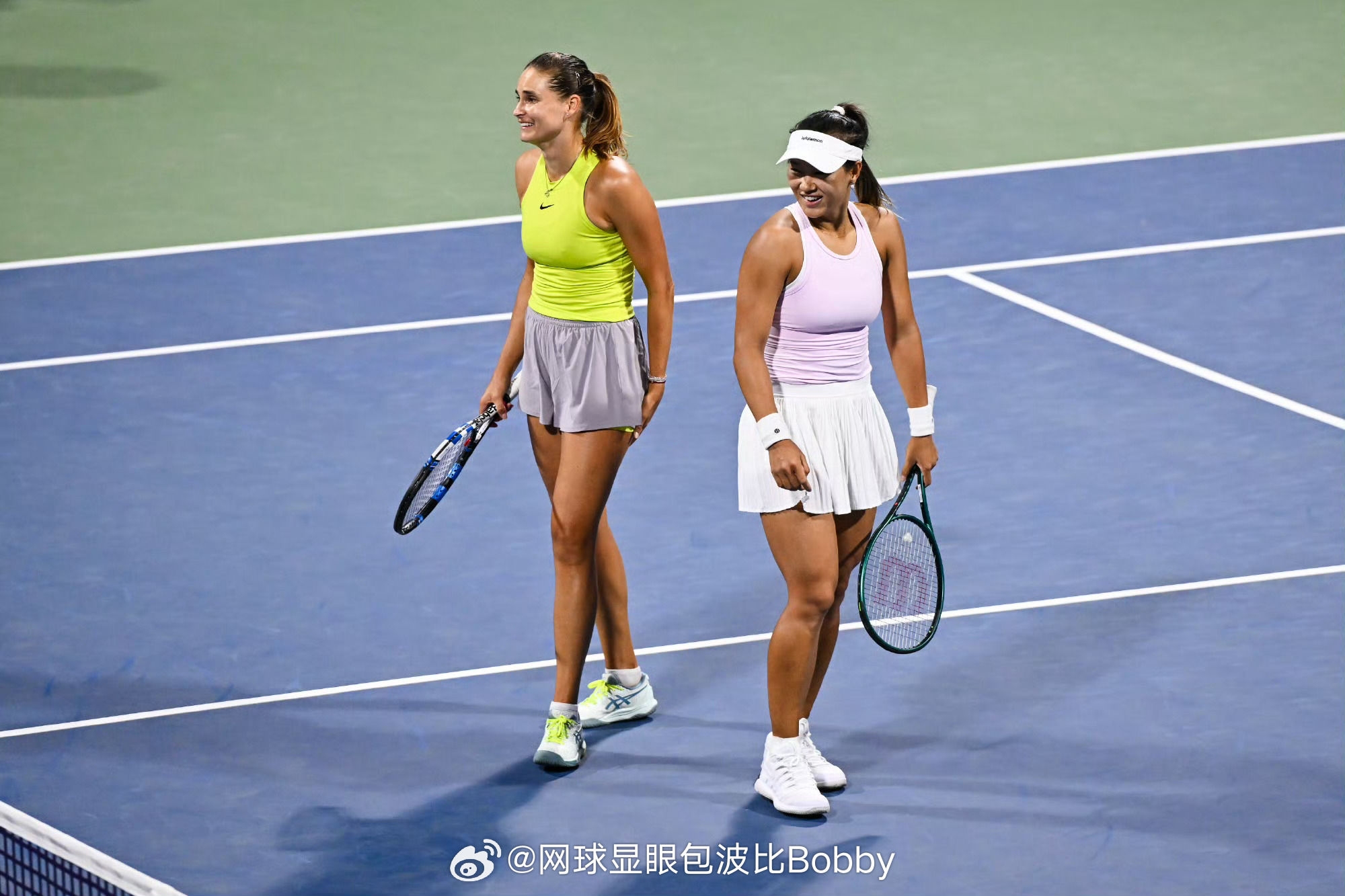 恭喜🎉郭涵煜晋级辛辛那提四强🔥WTA1000辛辛那提站双打，郭涵煜不战而胜。