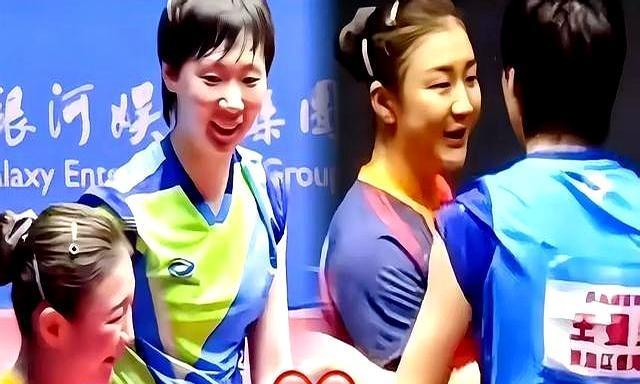 曼昱零封陈梦，赛后俩人有说有笑一起离场，一点没尴尬。这场比赛是2023年WTT法