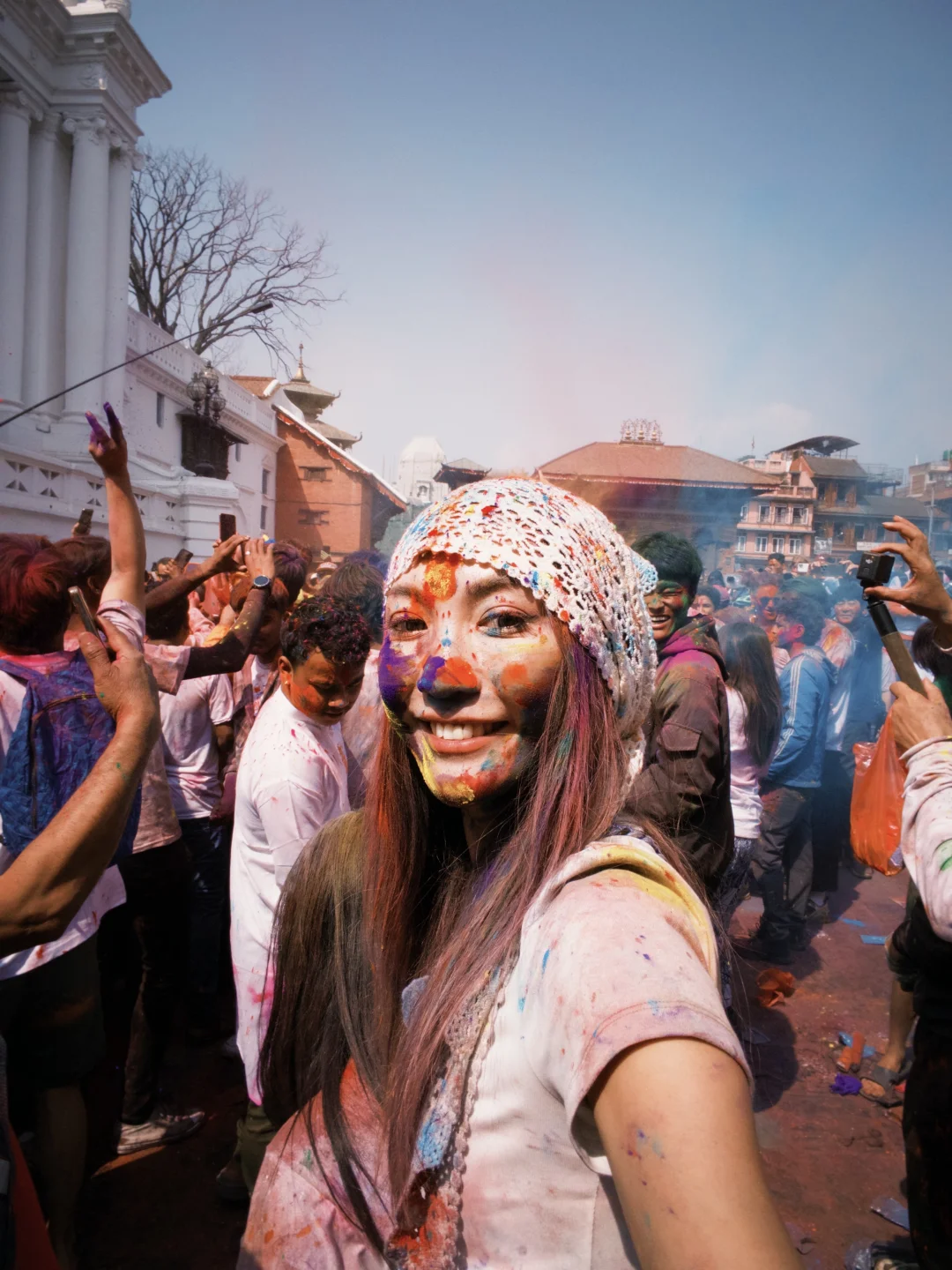 尼泊尔洒红节，到底有谁在啊！