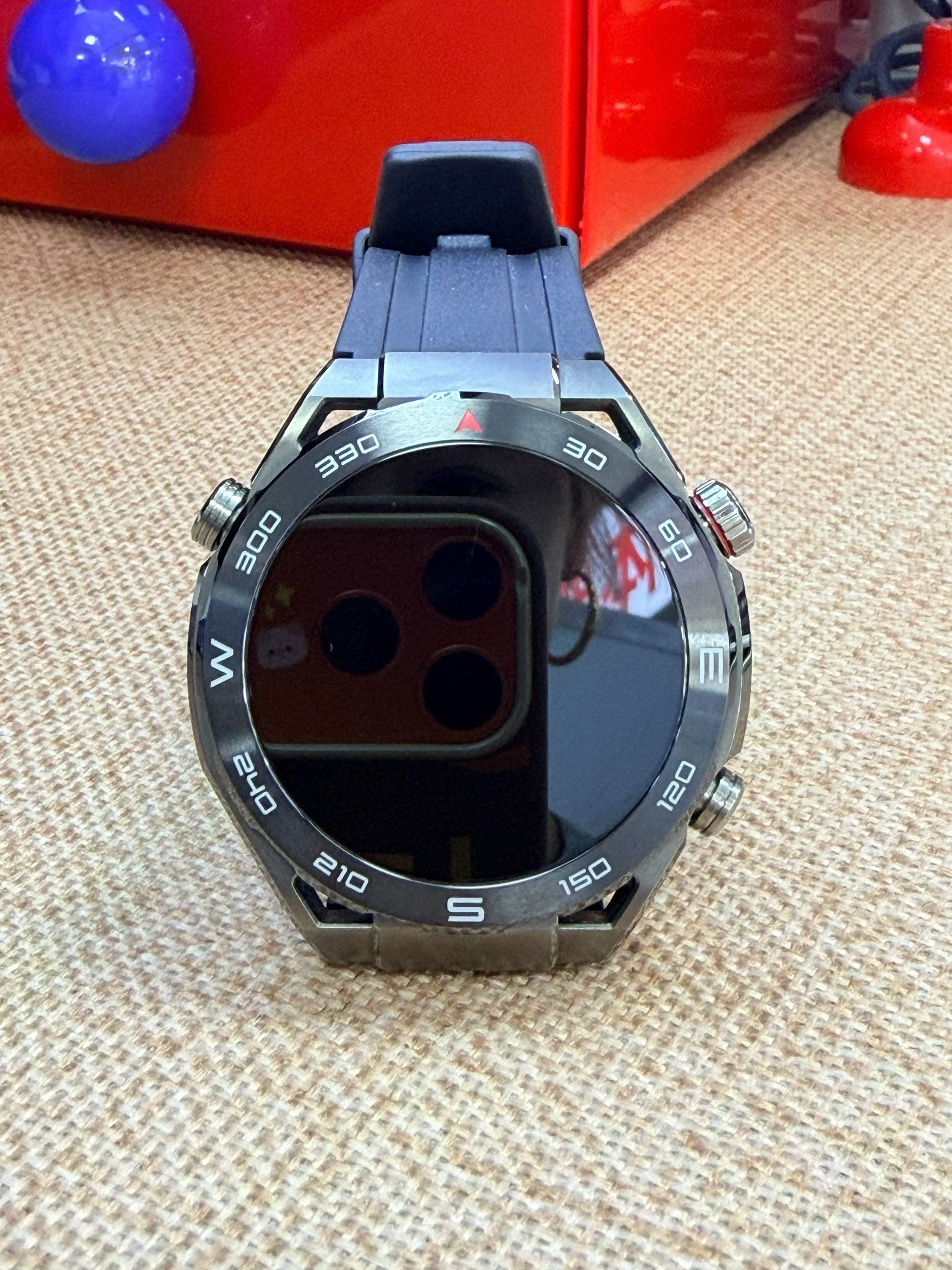 精品二手智能表华为WATCH Ultimate驰骋山地48mm蓝宝石表镜，续航强