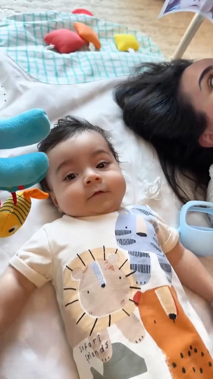 My Wife Trying to Get our baby to Say Ma