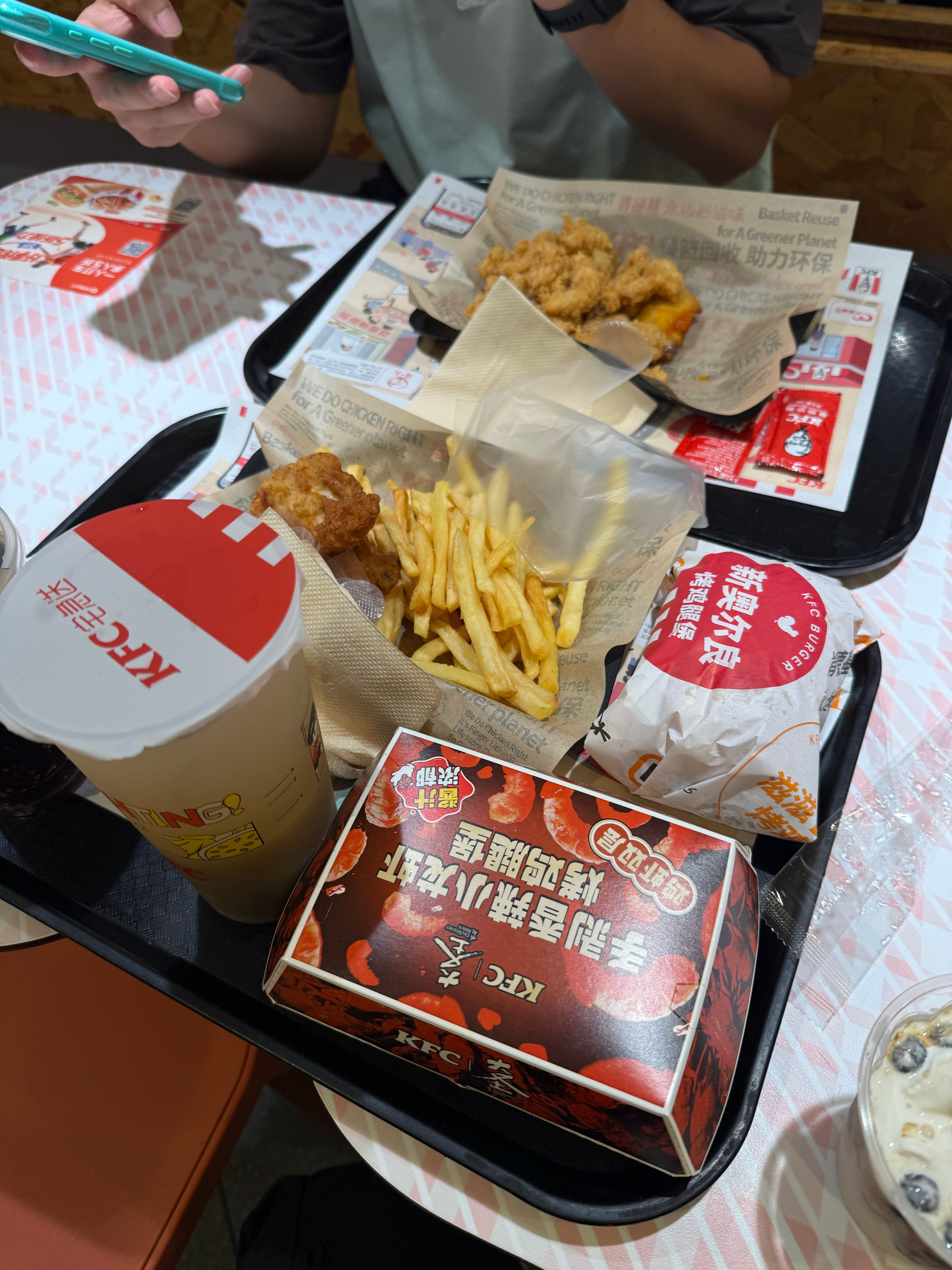 干完活来一顿肯德基！爽！ 深圳·平湖