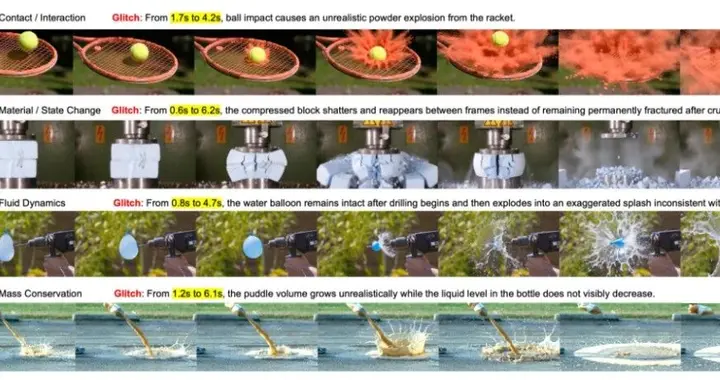 别被「更像真的视频」骗了，AI视频生成，还远未真正学会物理世界